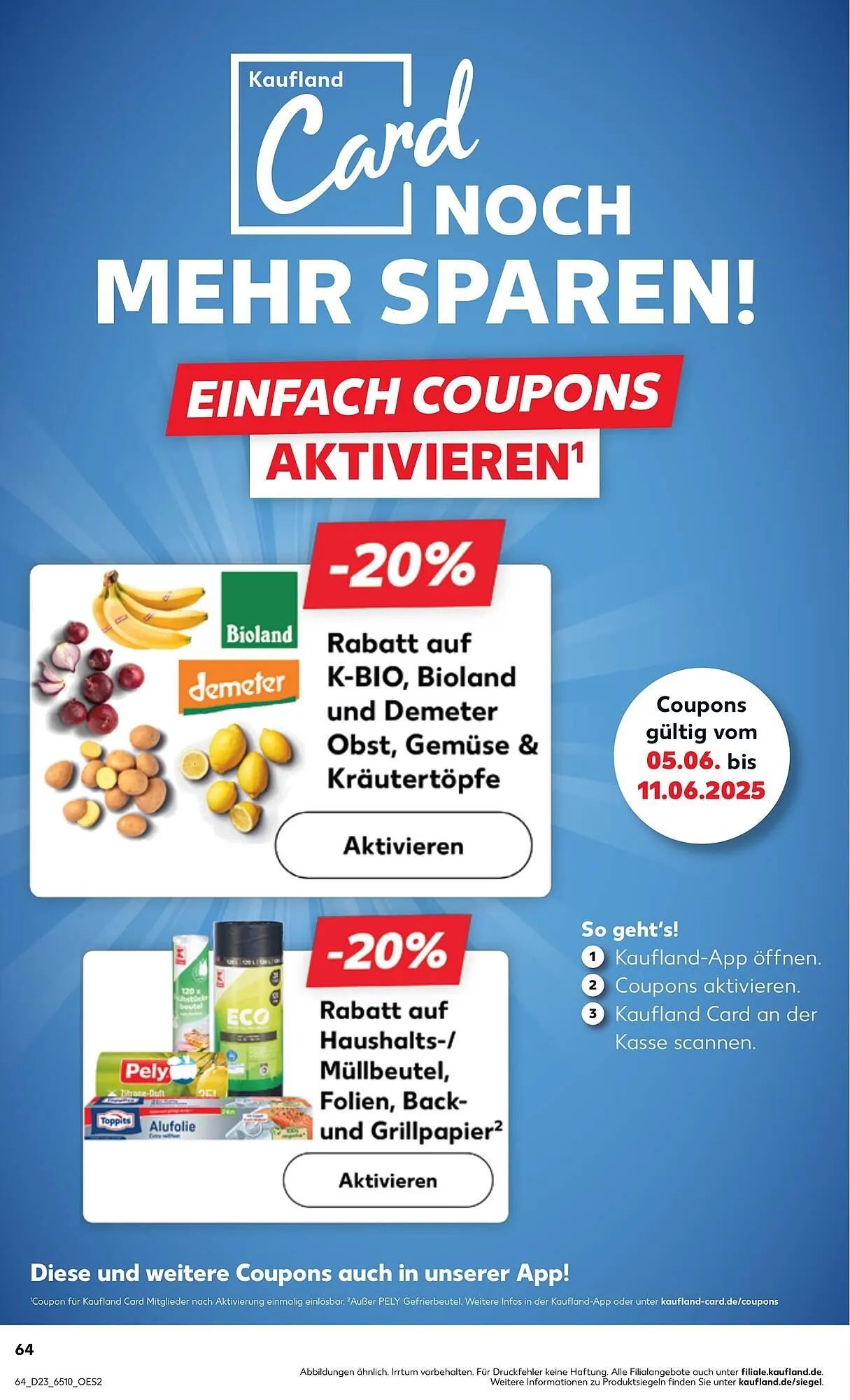 Kaufland Prospekt von 5. Juni bis 11. Juni 2025 - Prospekt seite 64