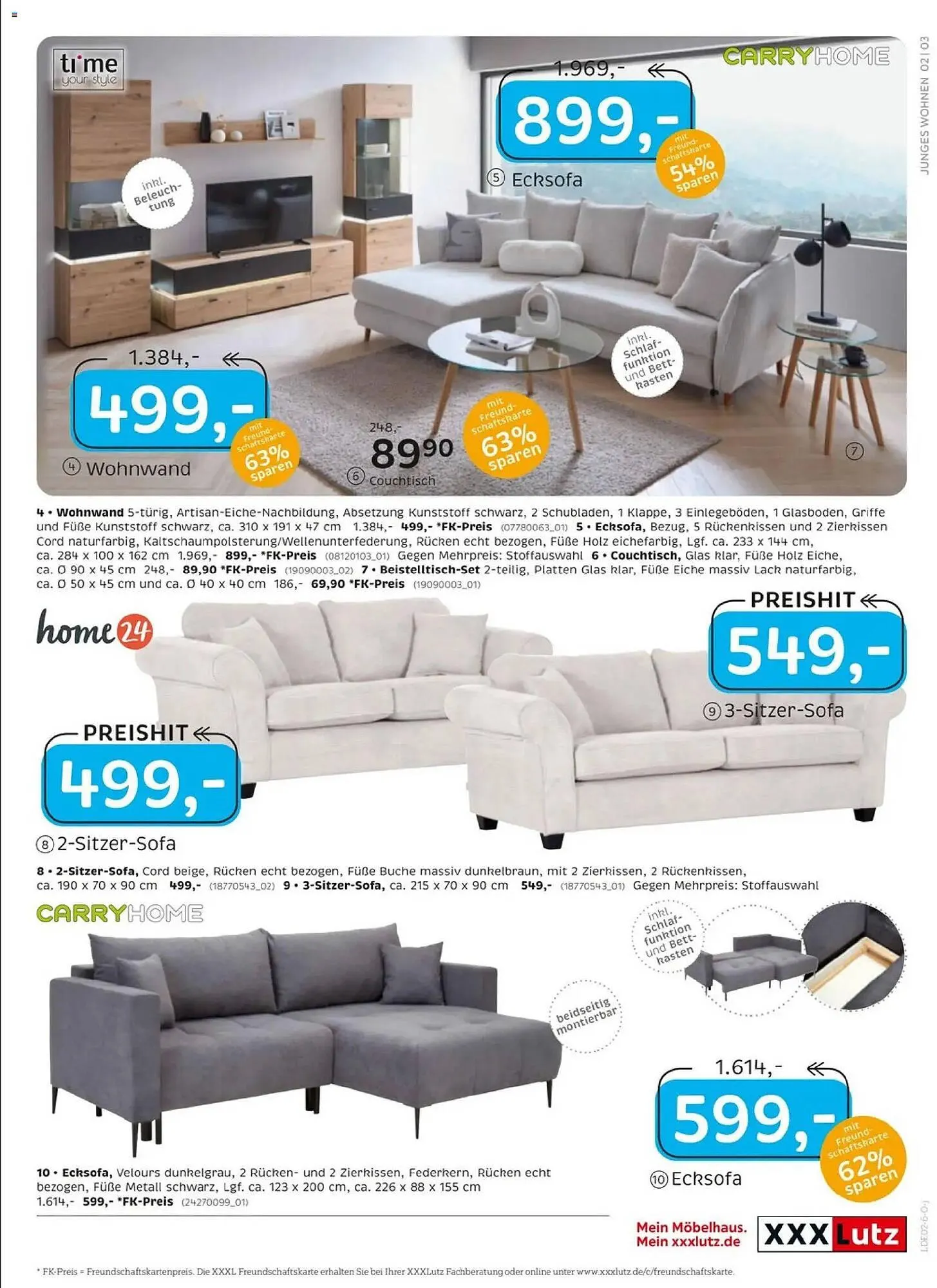 XXXLutz Prospekt von 25. Januar bis 8. Februar 2026 - Prospekt seite 3