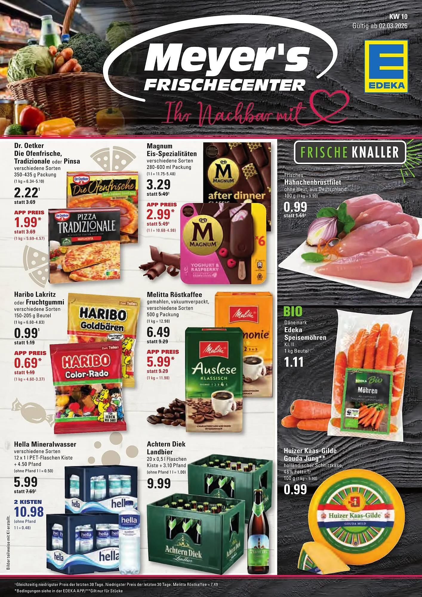 Meyer's Frischemarkt Prospekt von 2. März bis 7. März 2026 - Prospekt seite 1