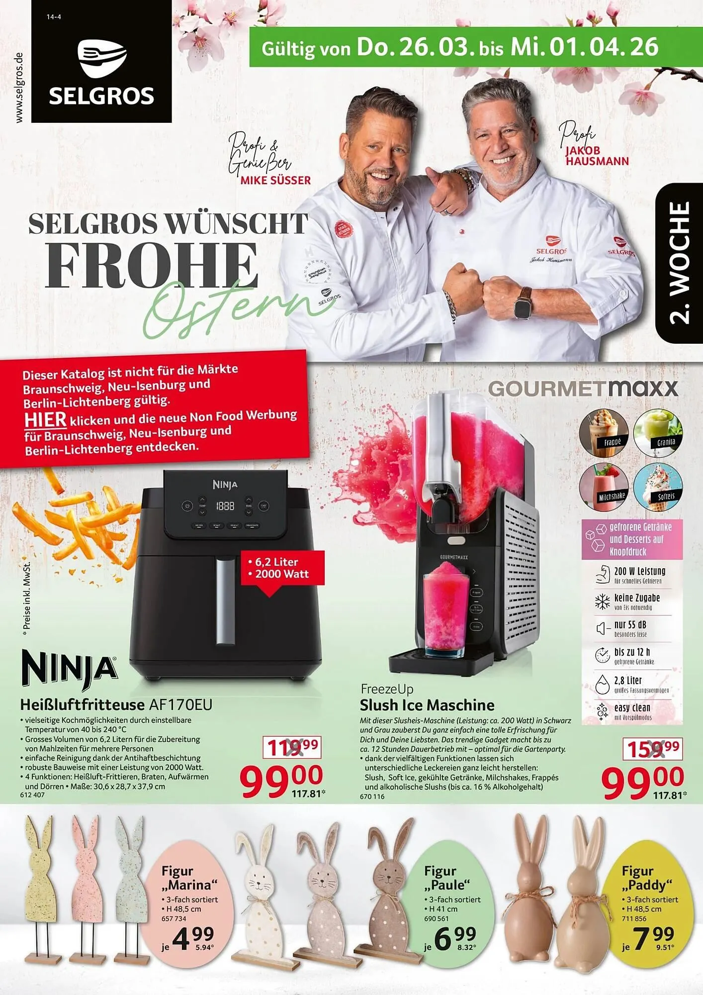 Selgros Prospekt von 26. März bis 2. April 2026 - Prospekt seite 1