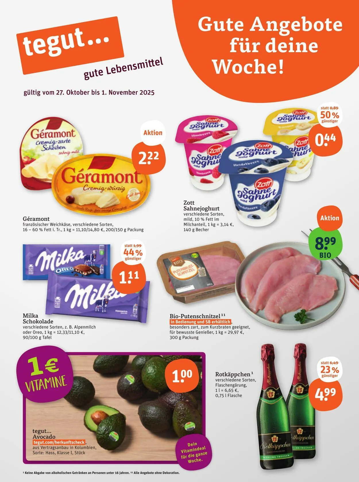 Tegut Aktueller Prospekt von 20. Oktober bis 26. Oktober 2025 - Prospekt seite 3