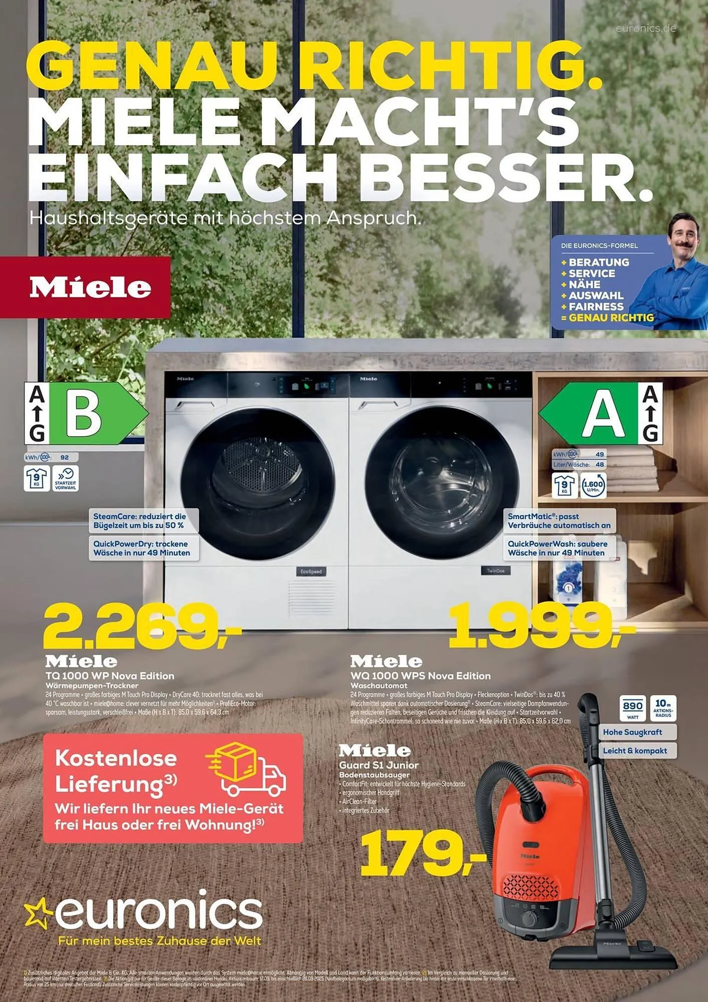 Euronics Berlet Prospekt von 19. September bis 28. September 2025 - Prospekt seite 1