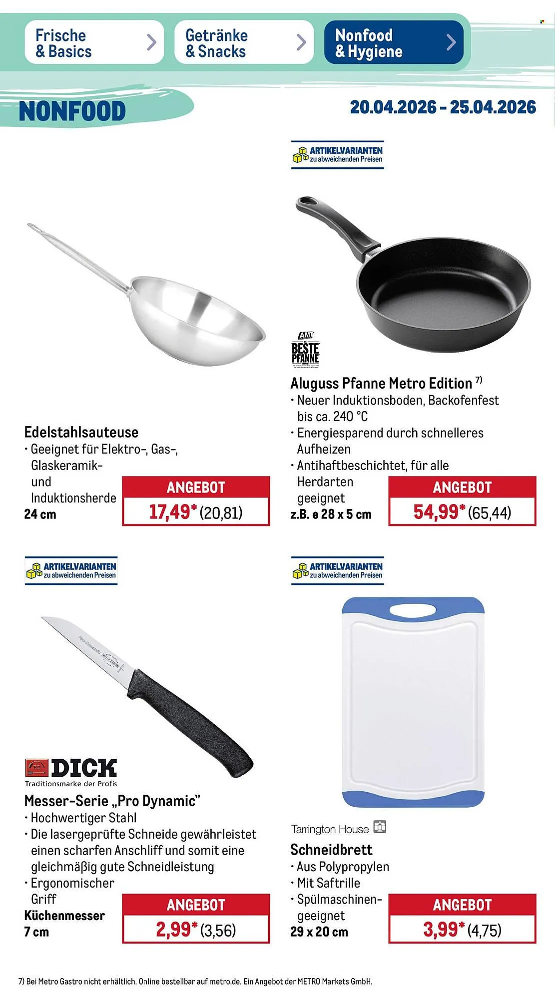 METRO Prospekt von 20. April bis 25. April 2026 - Prospekt seite 46