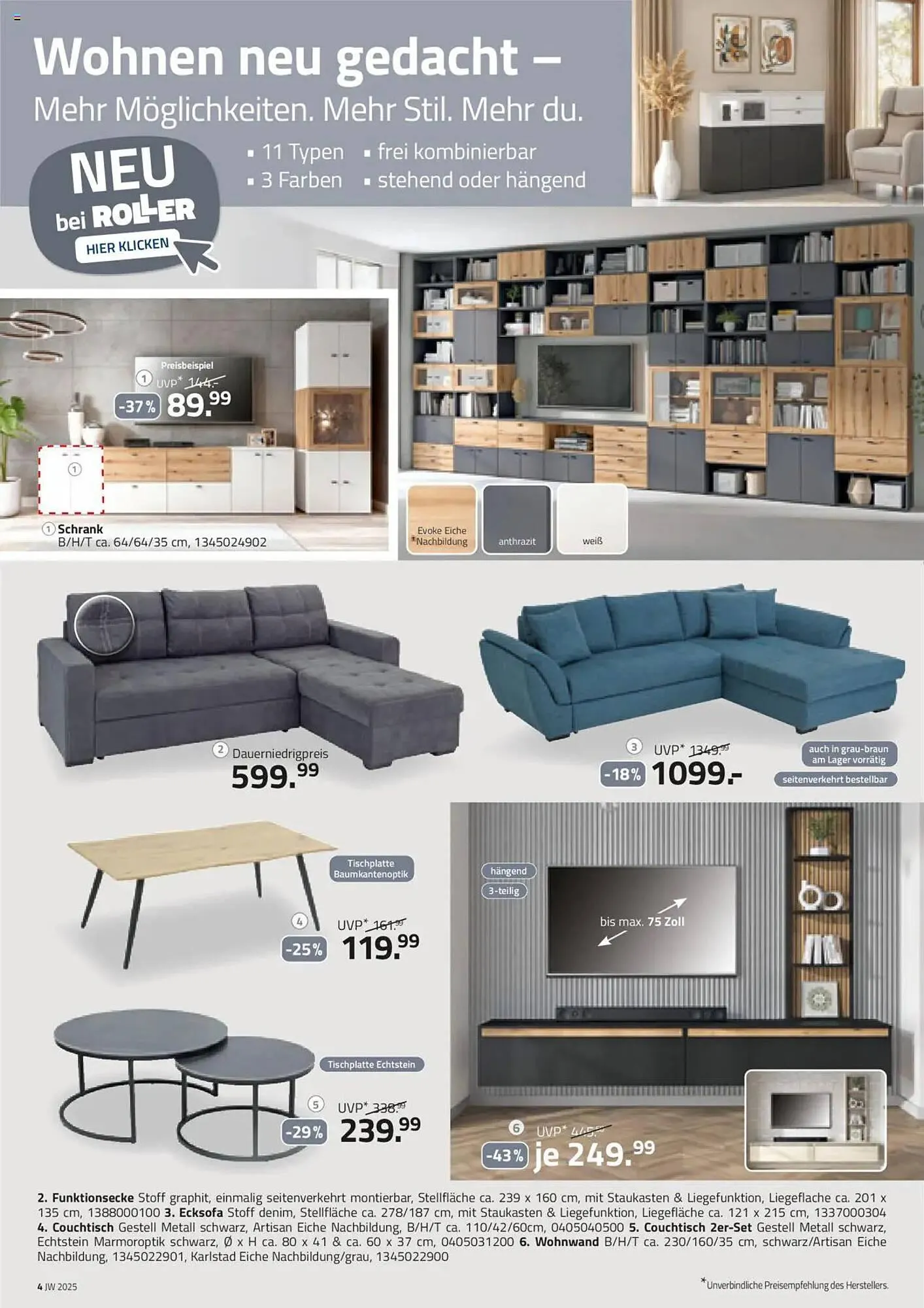 ROLLER Prospekt von 3. August bis 1. November 2025 - Prospekt seite 4