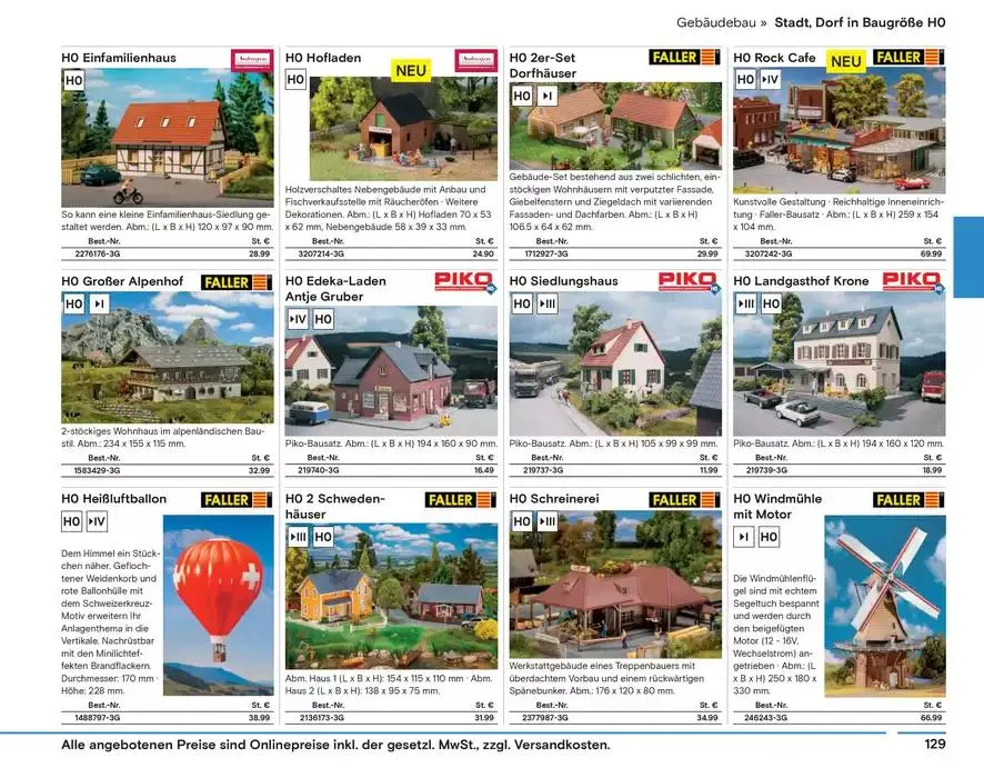 Modellbahn Katalog von 29. Oktober bis 31. Dezember 2025 - Prospekt seite 131