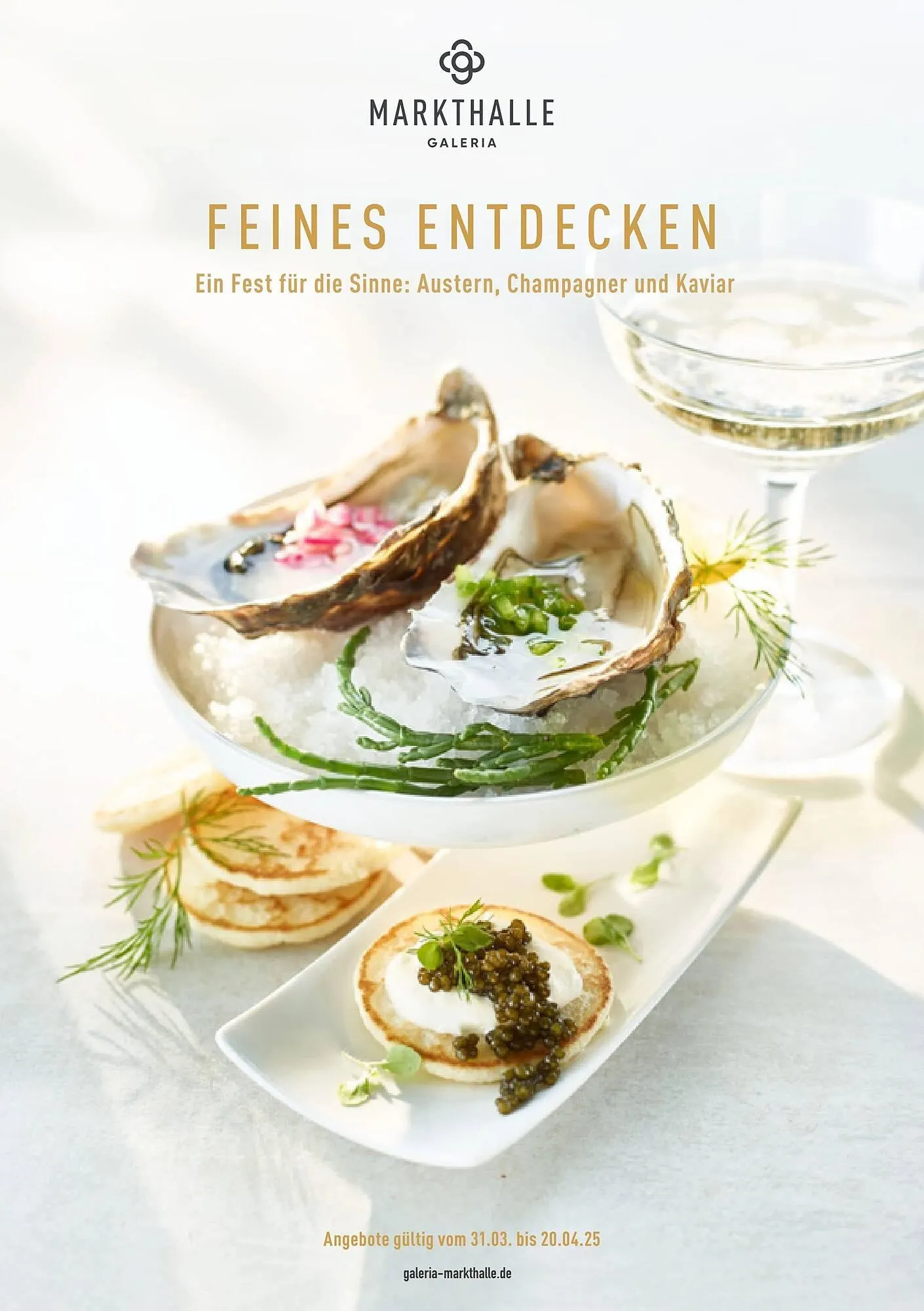 Galeria Markthalle Prospekt von 31. März bis 21. April 2025 - Prospekt seite 1