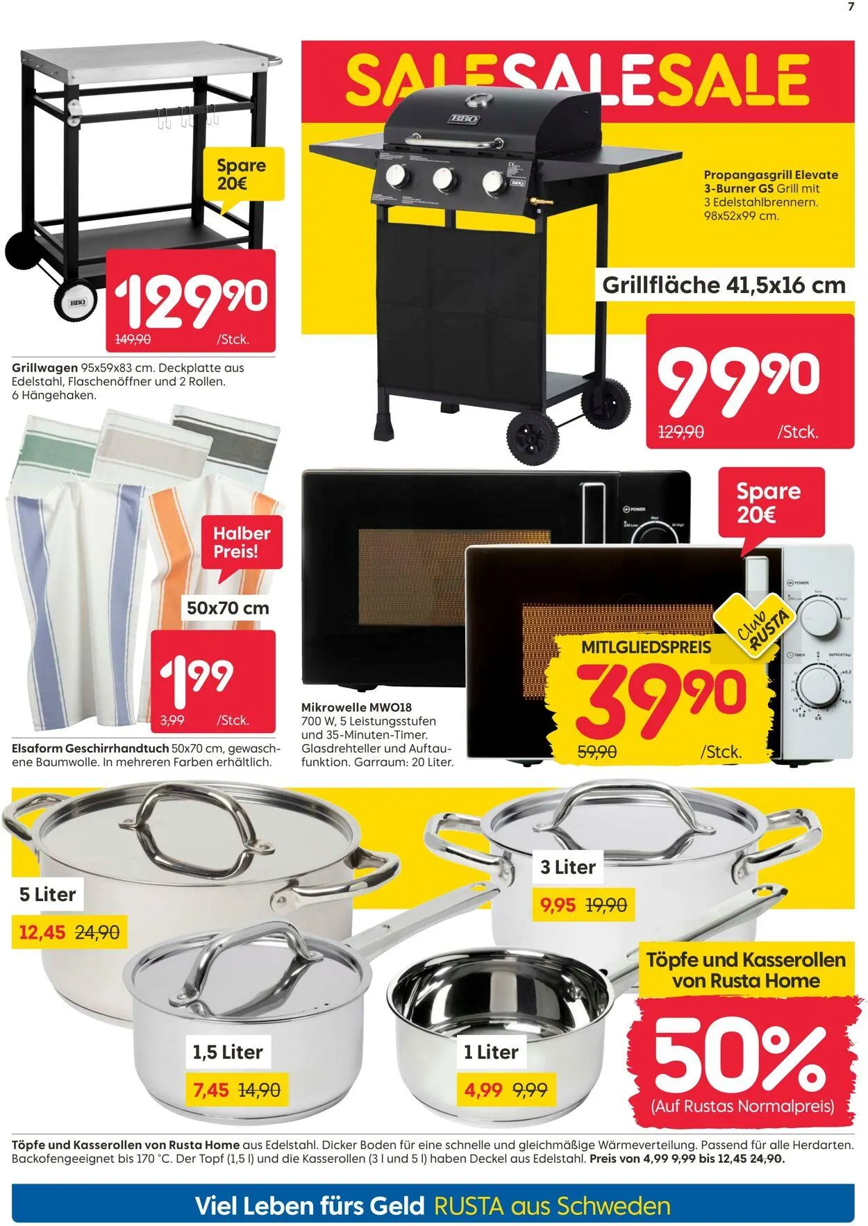 Rusta von 2. Juni bis 16. Juni 2025 - Prospekt seite 7