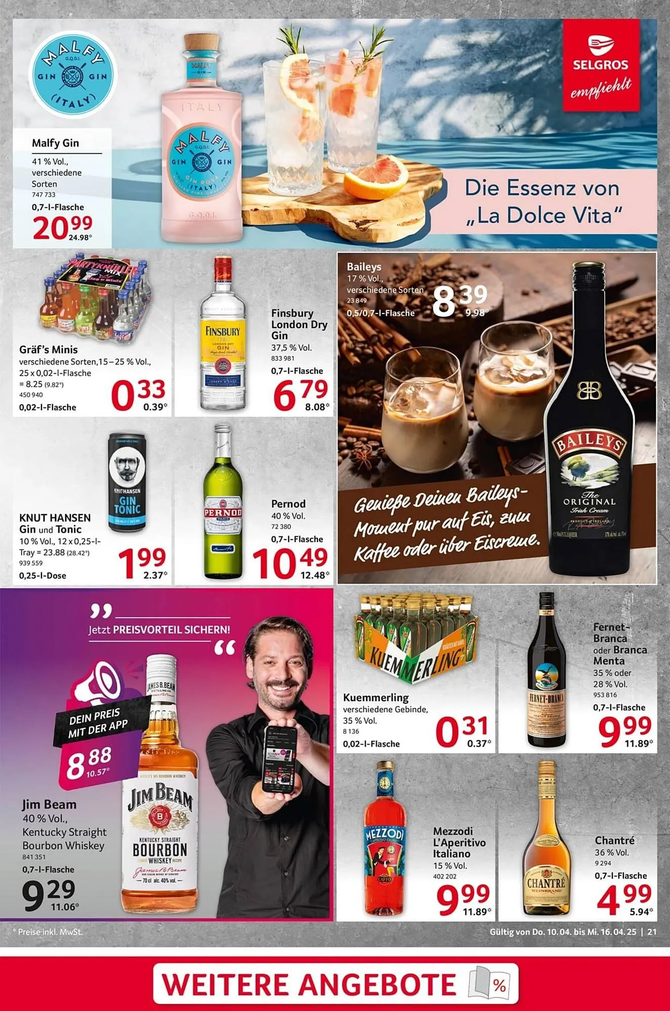 Selgros Prospekt von 10. April bis 17. April 2025 - Prospekt seite 21