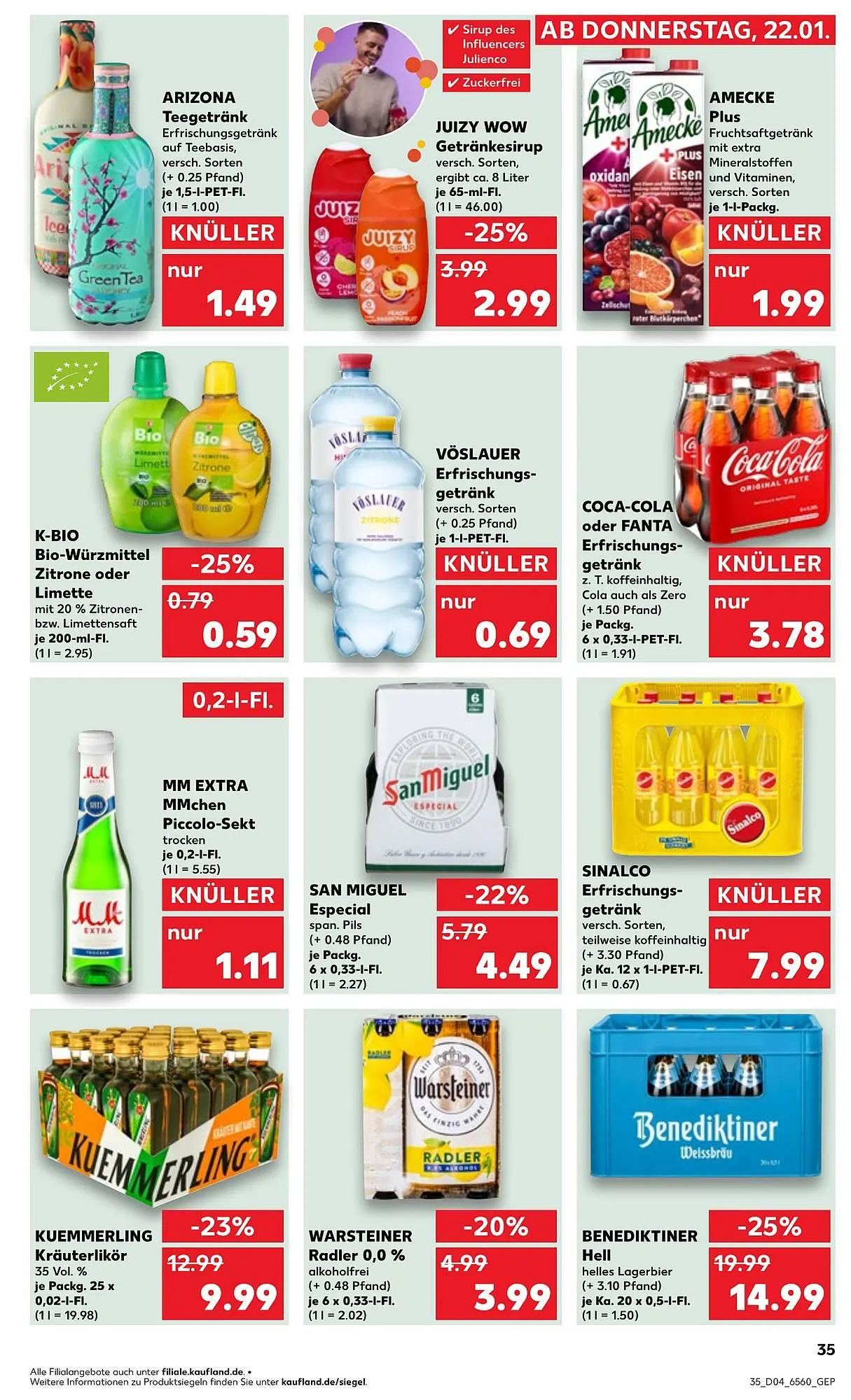 Kaufland Prospekt von 22. Januar bis 28. Januar 2026 - Prospekt seite 35