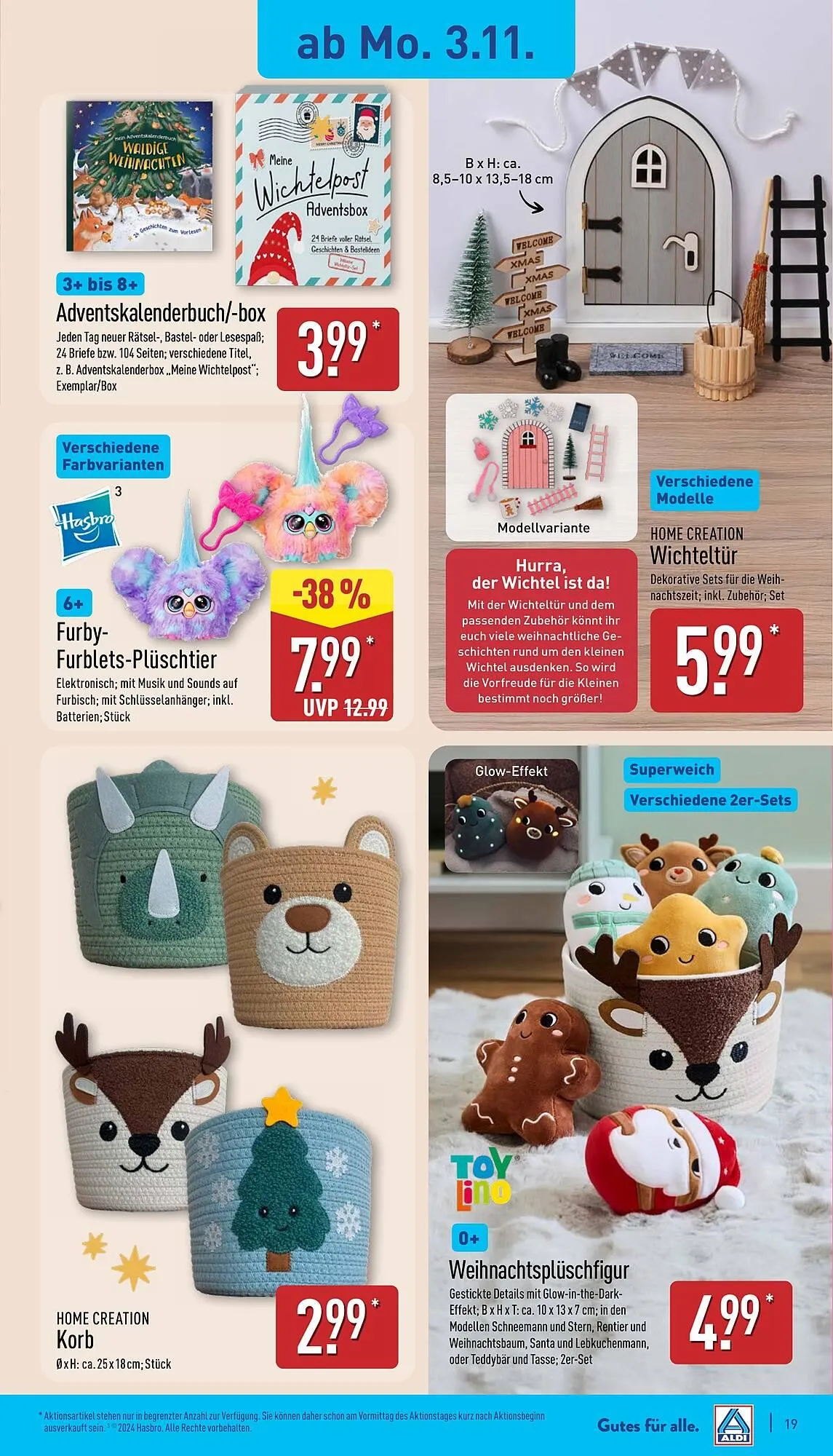 Aldi Nord Prospekt von 3. November bis 8. November 2025 - Prospekt seite 19