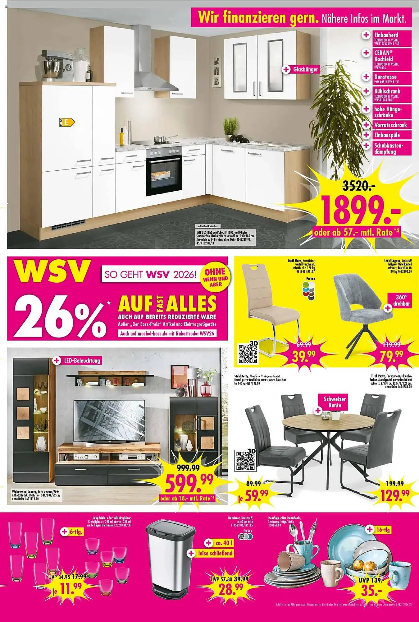 Möbel Boss Prospekt von 27. Dezember bis 2. Januar 2026 - Prospekt seite 3