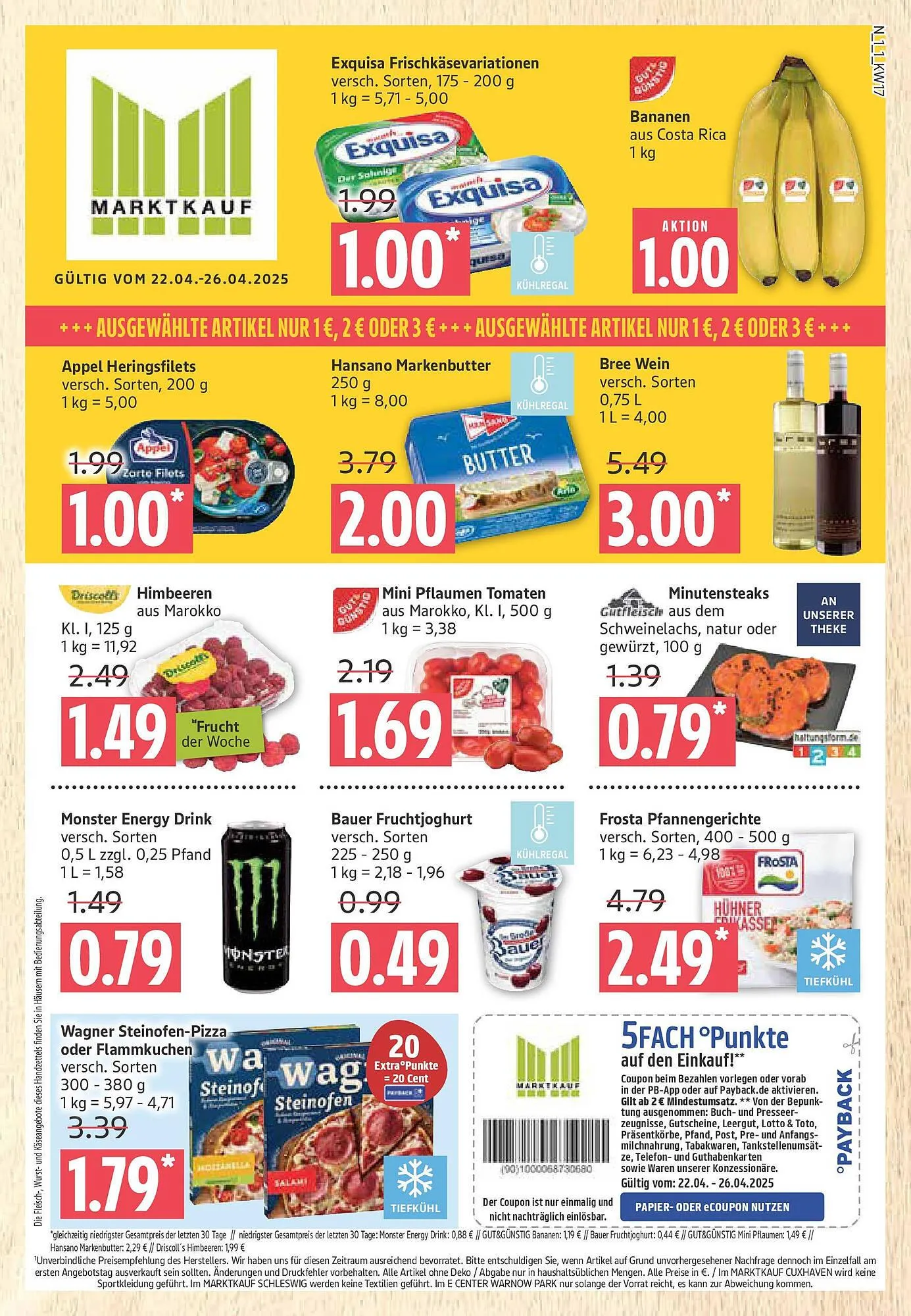 Marktkauf Prospekt von 20. April bis 26. April 2025 - Prospekt seite 1