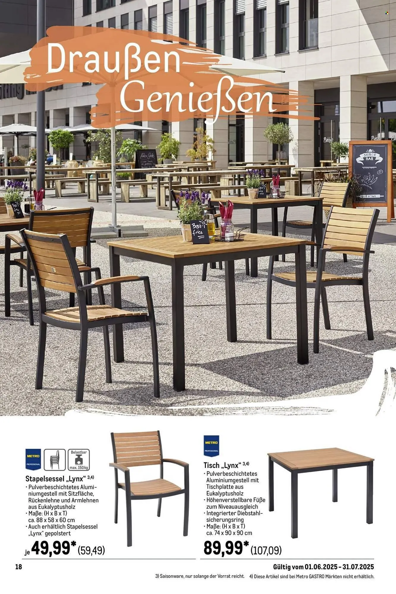METRO Prospekt von 1. Juni bis 31. Juli 2025 - Prospekt seite 18