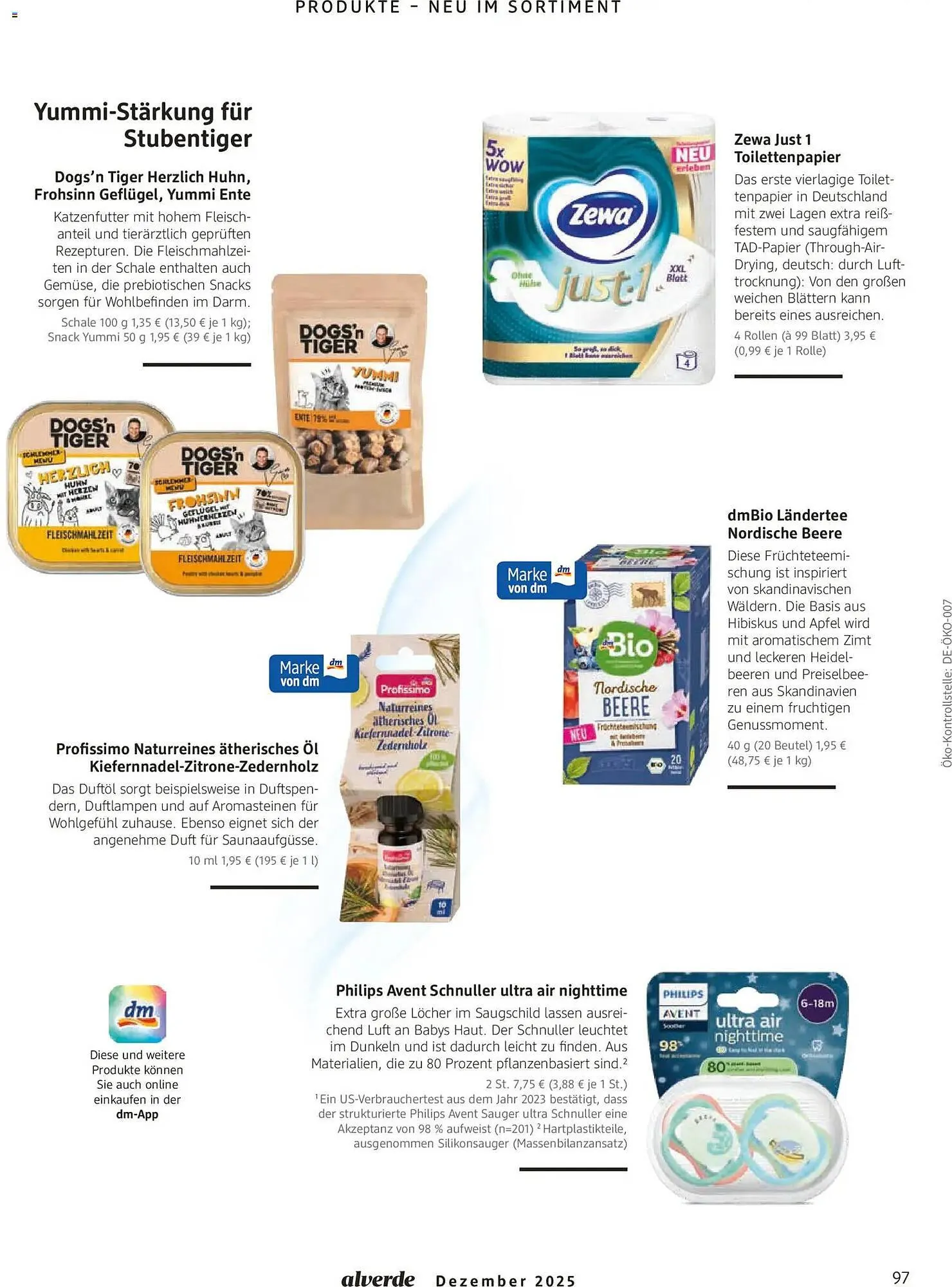 Dm drogerie Magazin von 1. Januar bis 31. Januar 2026 - Prospekt seite 97