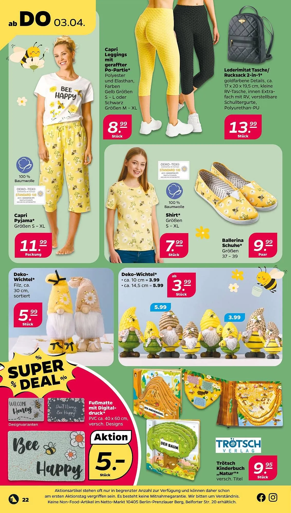 NETTO Prospekt von 31. März bis 5. April 2025 - Prospekt seite 22