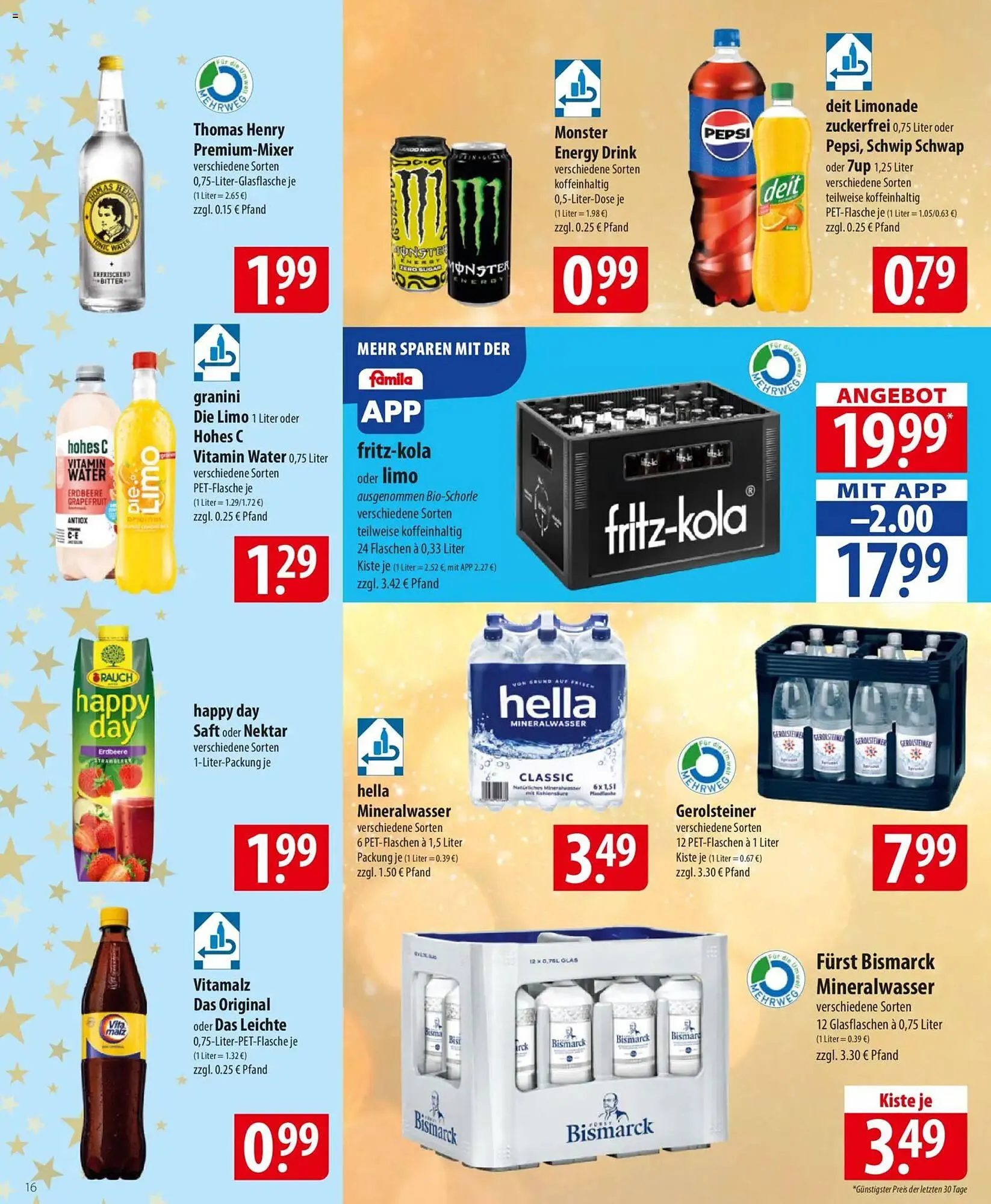 Famila Nord Ost Prospekt von 22. Dezember bis 27. Dezember 2025 - Prospekt seite 16