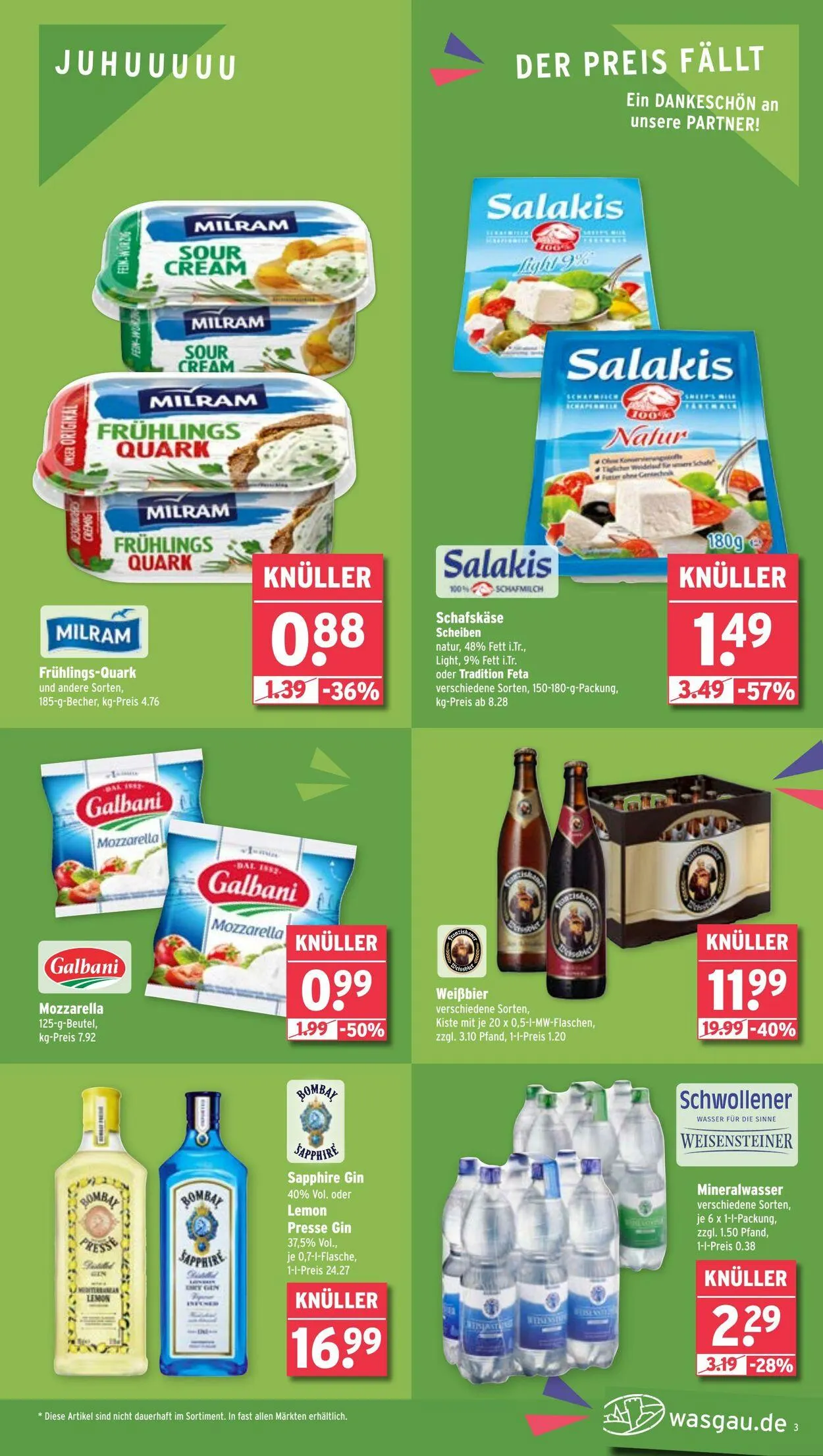 WASGAU Aktueller Prospekt von 21. September bis 5. Oktober 2025 - Prospekt seite 3