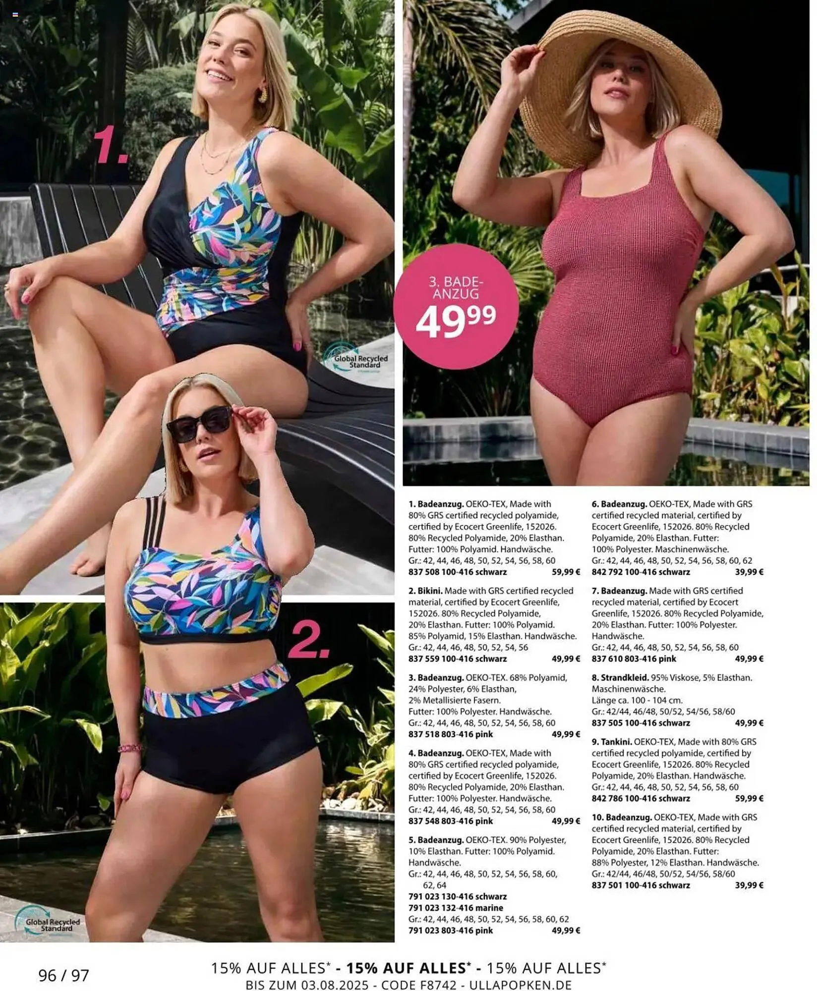 Ulla Popken Prospekt von 1. August bis 31. August 2025 - Prospekt seite 96