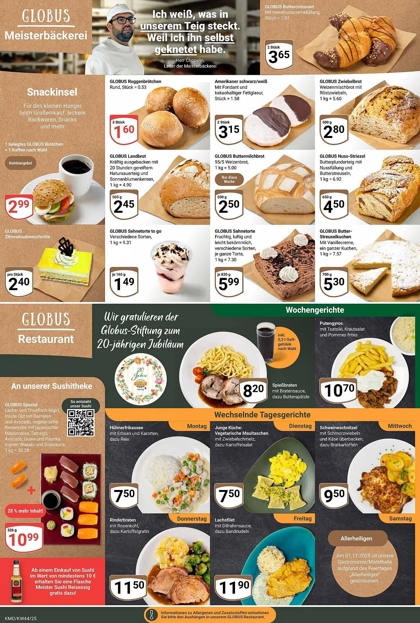 Globus Prospekt von 27. Oktober bis 1. November 2025 - Prospekt seite 7