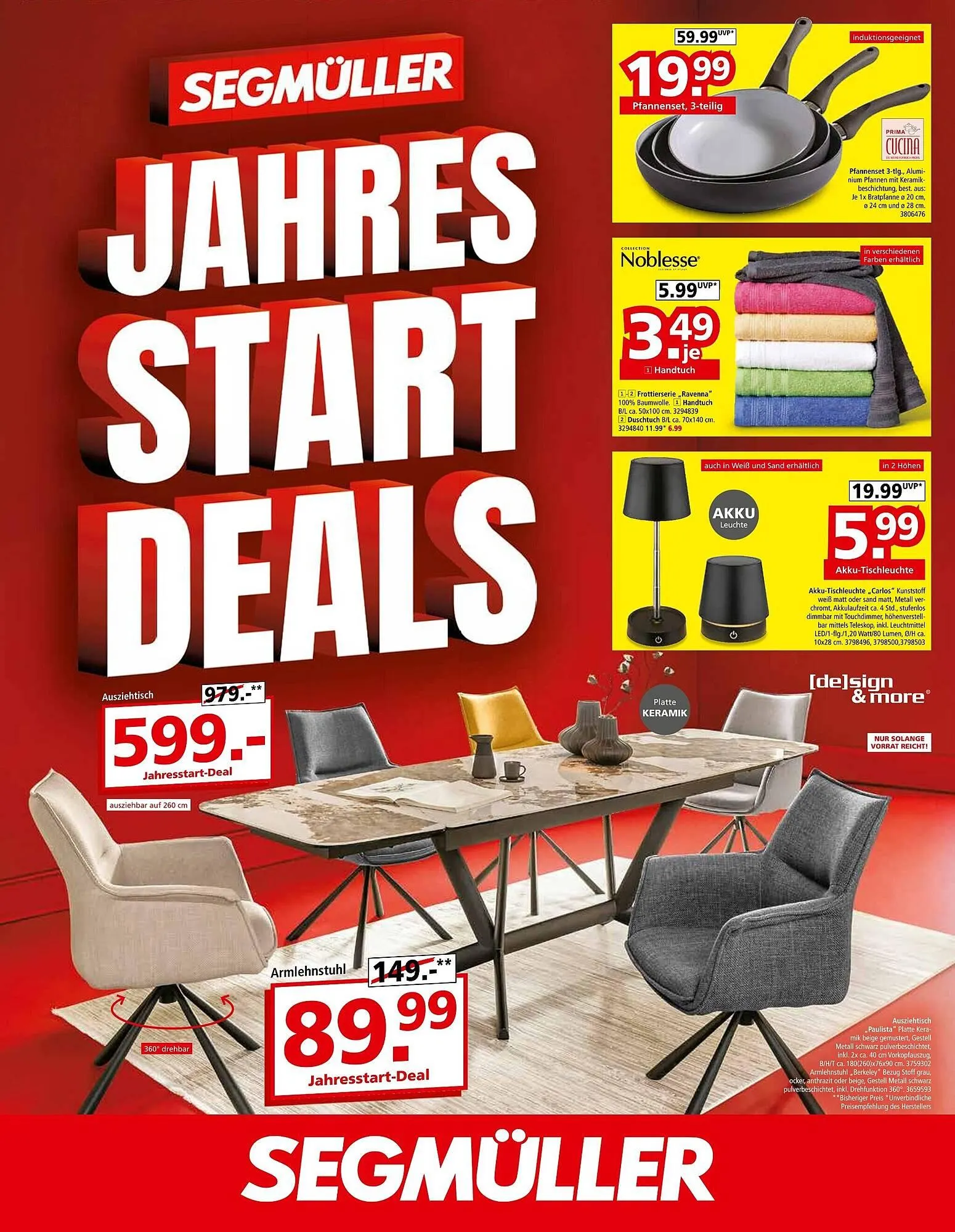 Segmüller Prospekt von 10. Januar bis 31. Januar 2026 - Prospekt seite 1