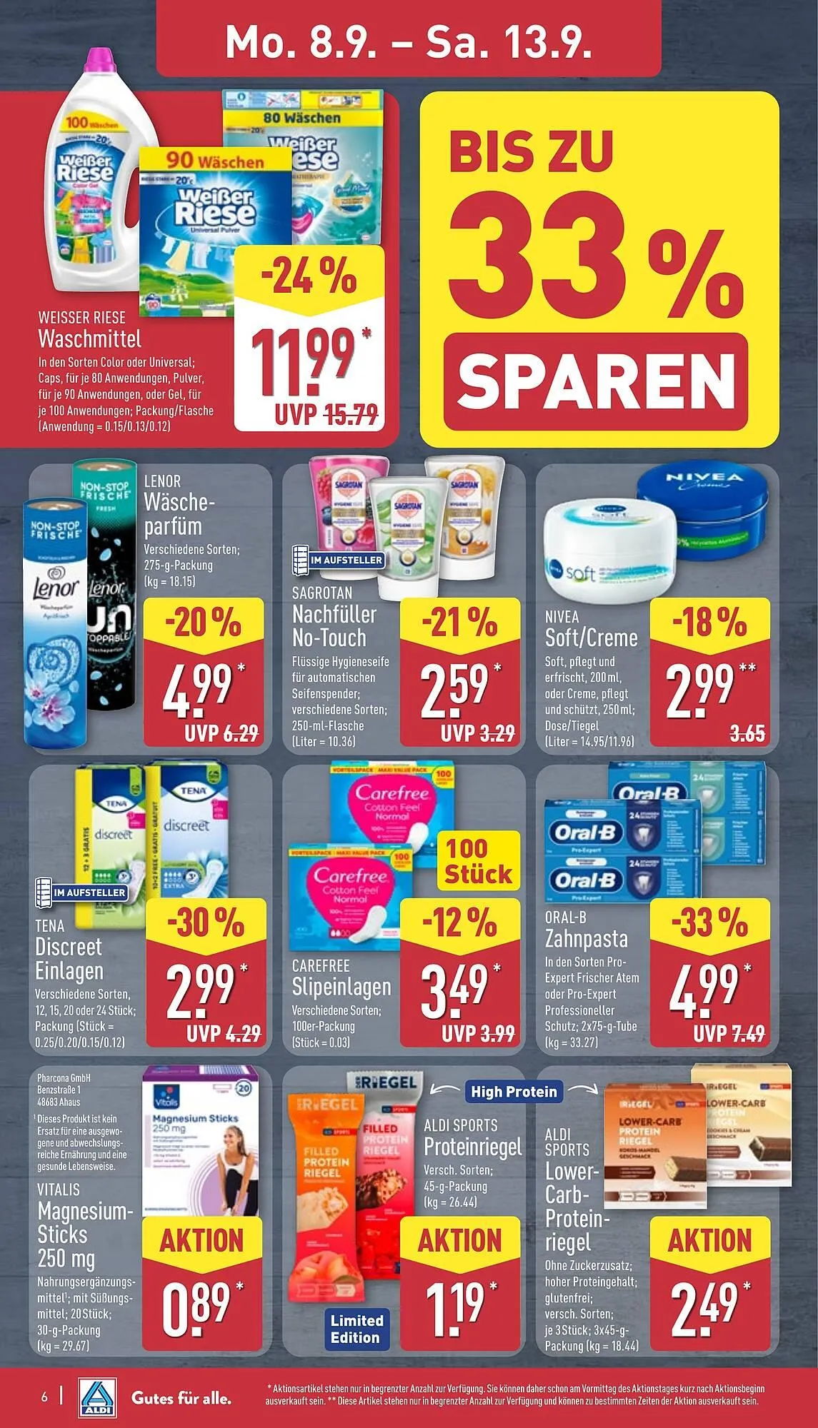 Aldi Nord Prospekt von 8. September bis 13. September 2025 - Prospekt seite 10