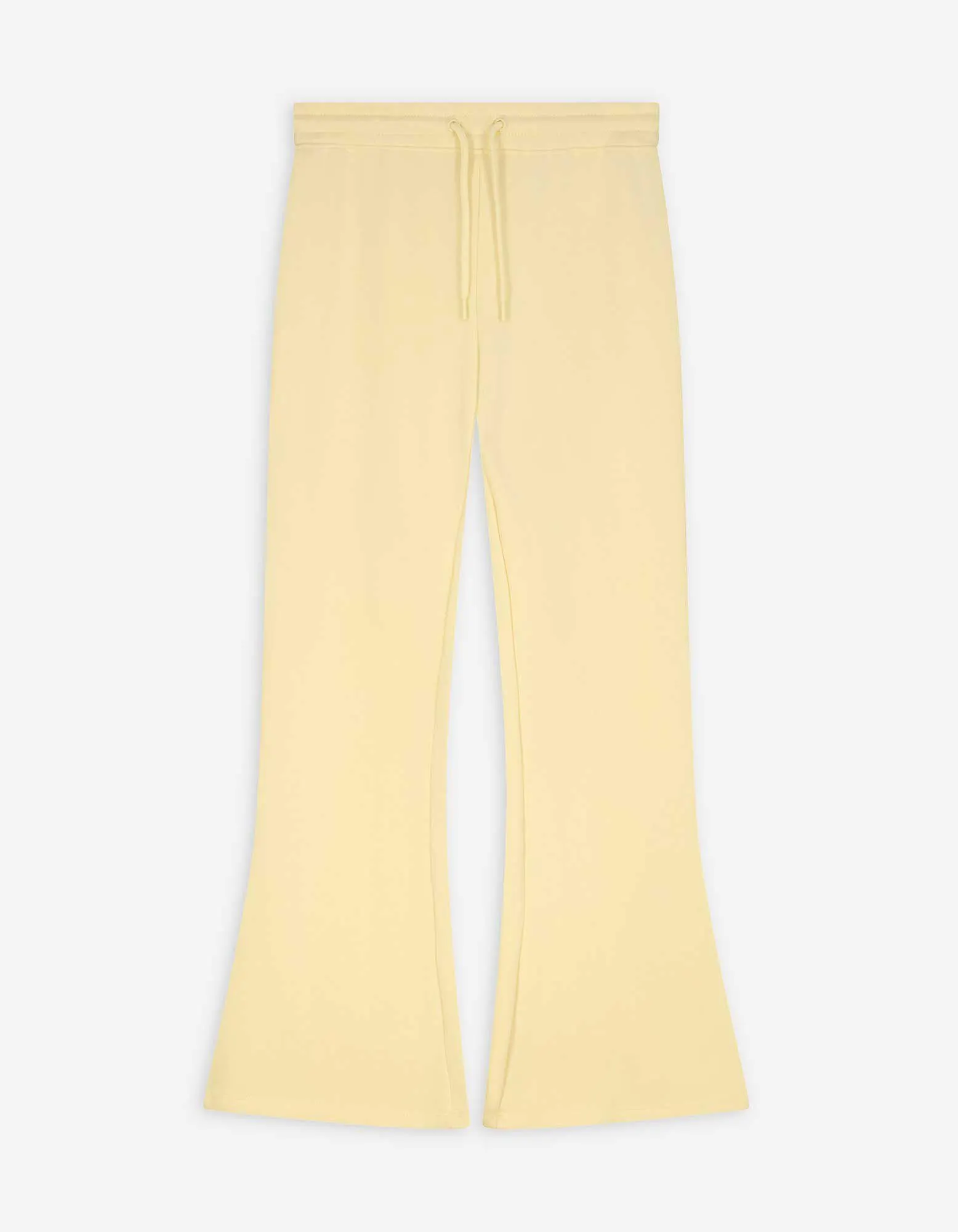 Jogginghose - Flared Fit - hellgelb