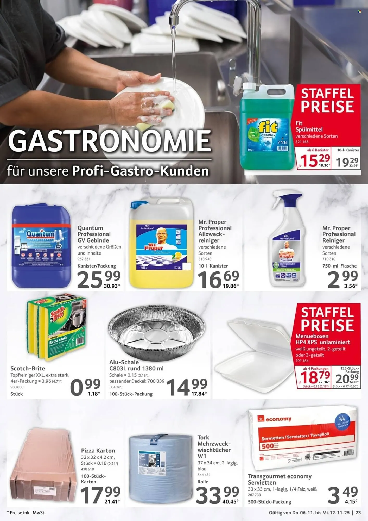 Selgros Prospekt von 6. November bis 12. November 2025 - Prospekt seite 23