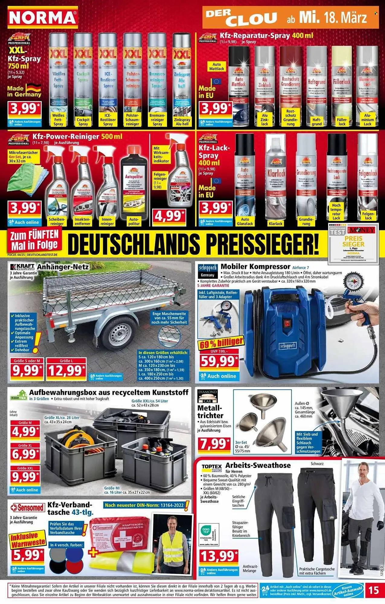 Norma Prospekt von 16. März bis 22. März 2026 - Prospekt seite 15