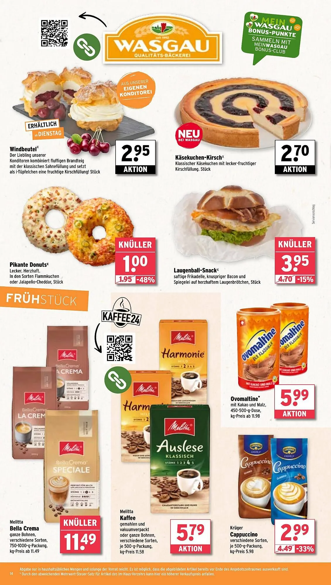 Wasgau Prospekt von 31. März bis 5. April 2025 - Prospekt seite 14