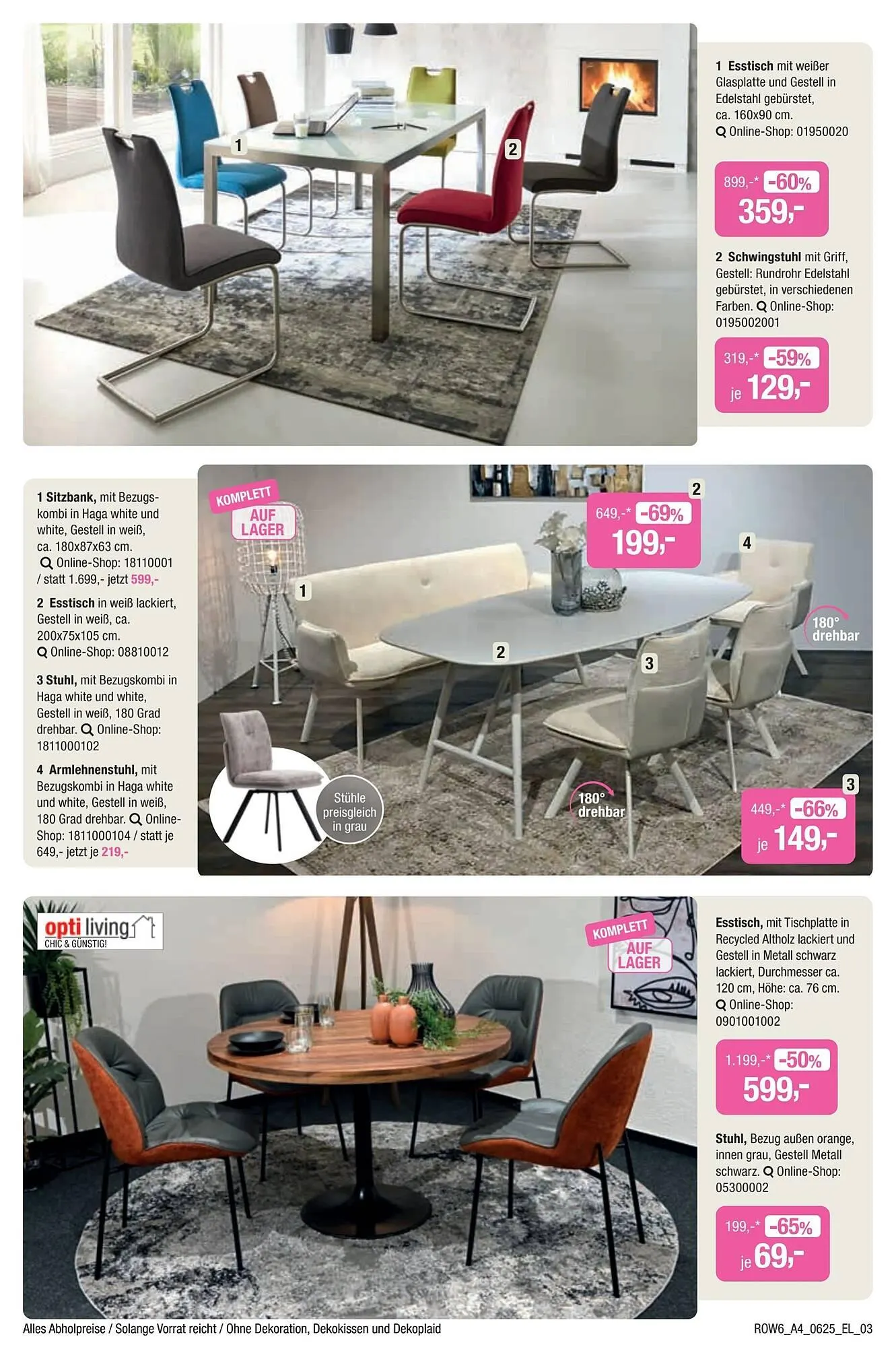 Opti Wohnwelt Prospekt von 22. Mai bis 15. Juni 2025 - Prospekt seite 3