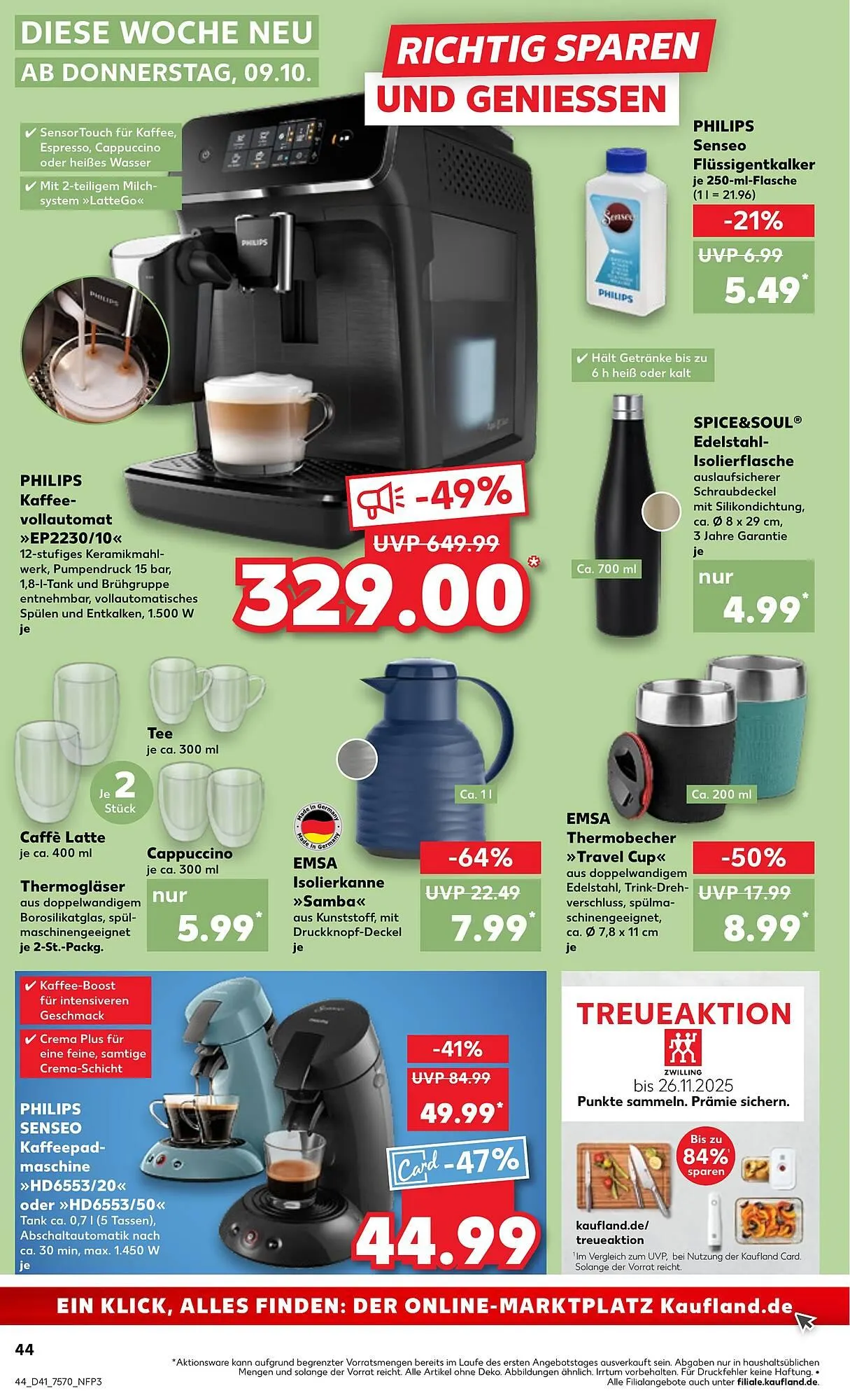 Kaufland Prospekt von 9. Oktober bis 15. Oktober 2025 - Prospekt seite 44