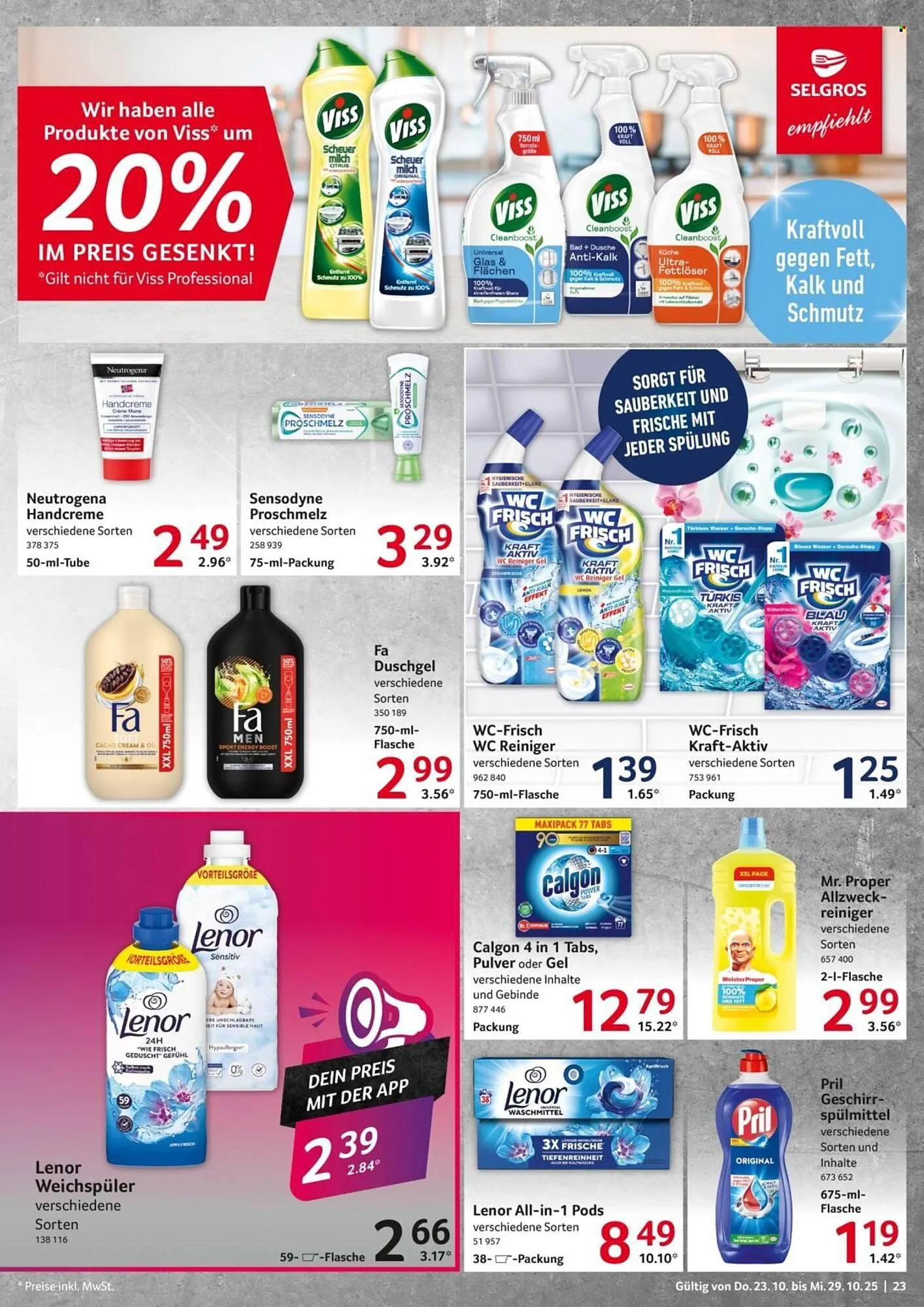 Selgros Prospekt von 23. Oktober bis 29. Oktober 2025 - Prospekt seite 23