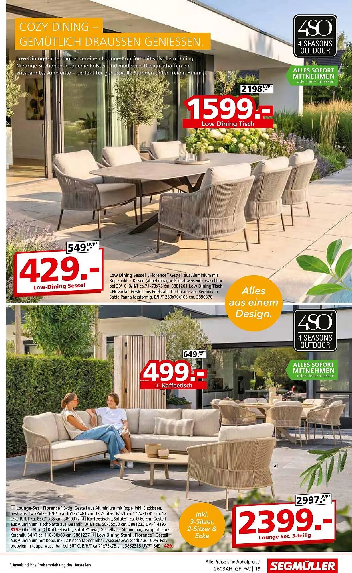 Segmüller Prospekt von 7. März bis 10. April 2026 - Prospekt seite 19