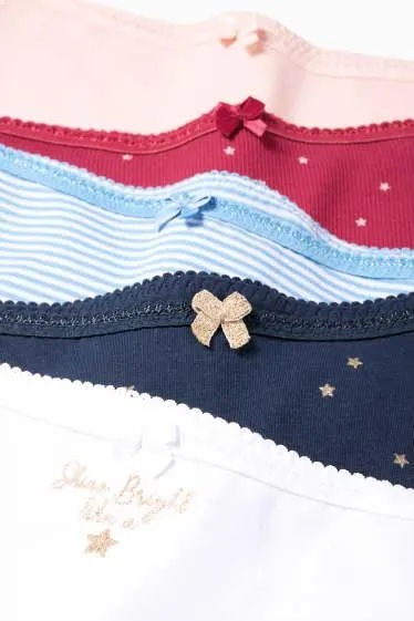 Multipack of 5 - star - knickers