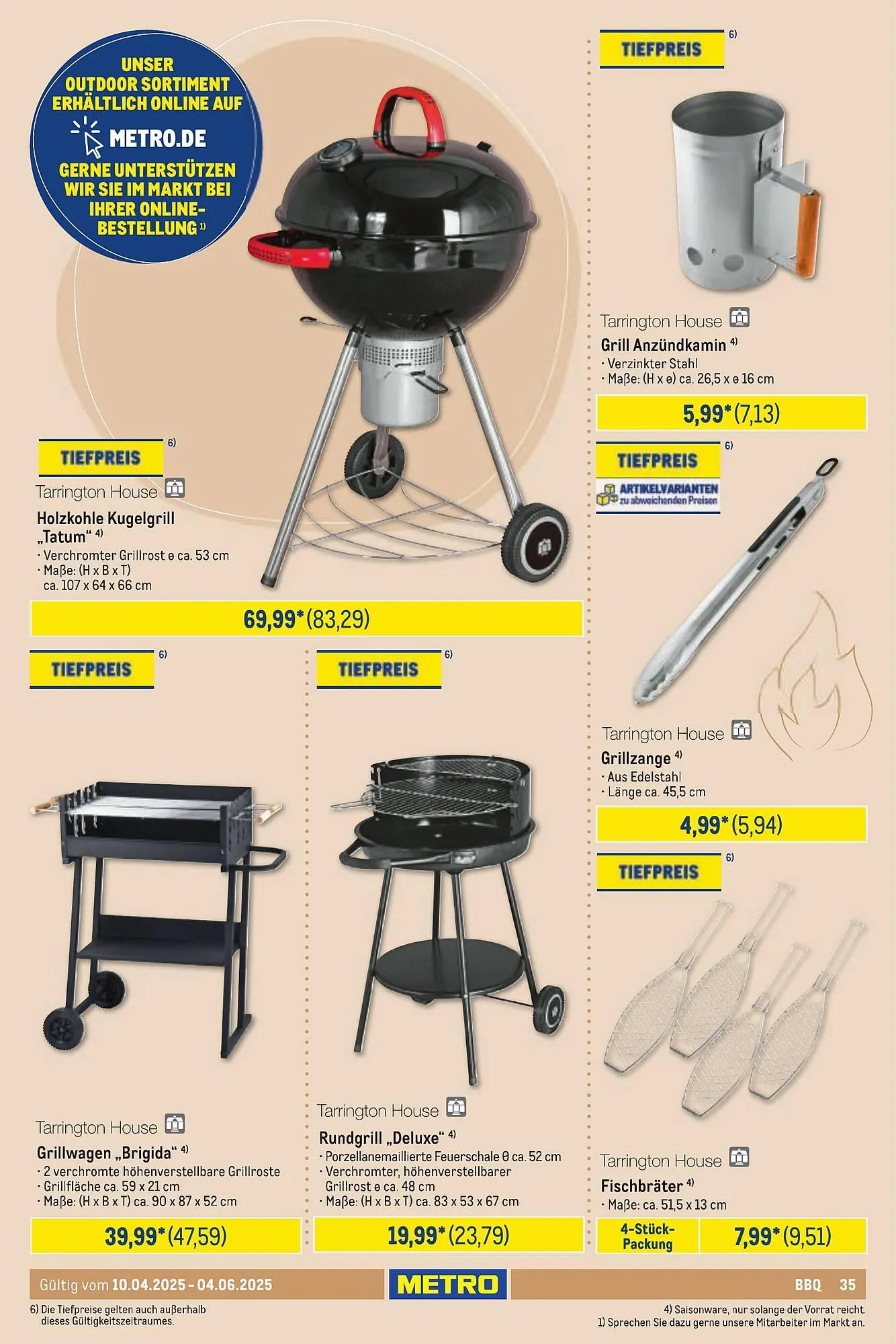 METRO Prospekt von 10. April bis 6. Juni 2025 - Prospekt seite 35