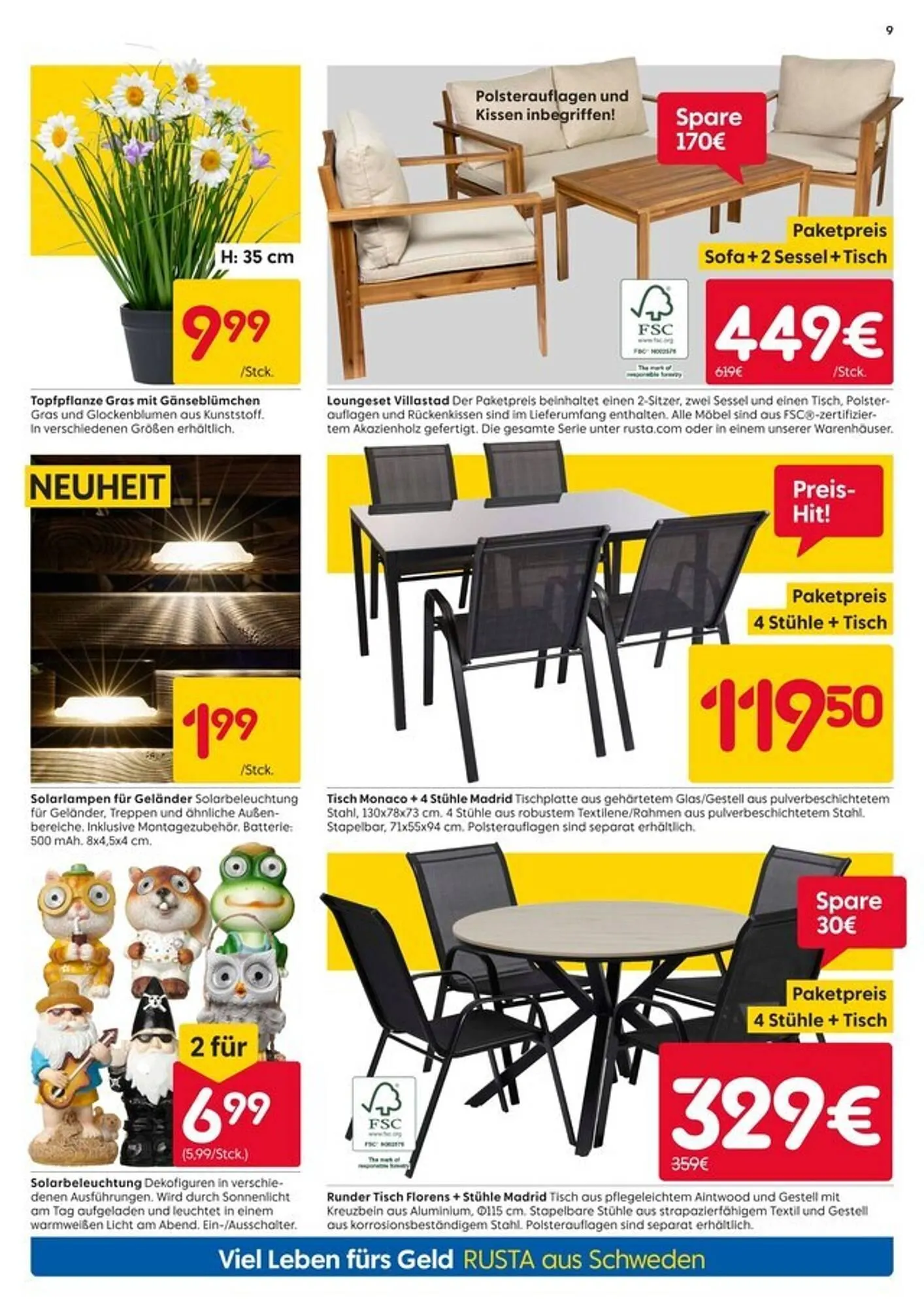 Rusta Prospekt von 5. April bis 11. April 2025 - Prospekt seite 9