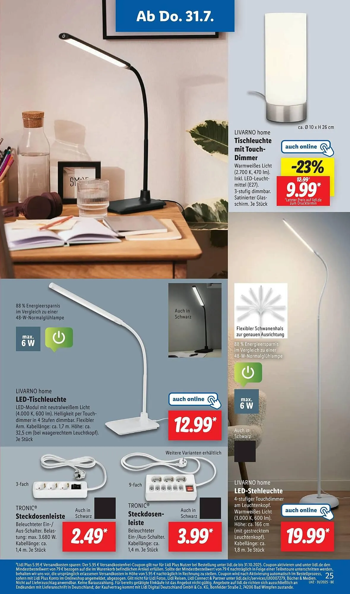 Lidl Prospekt von 28. Juli bis 3. August 2025 - Prospekt seite 31