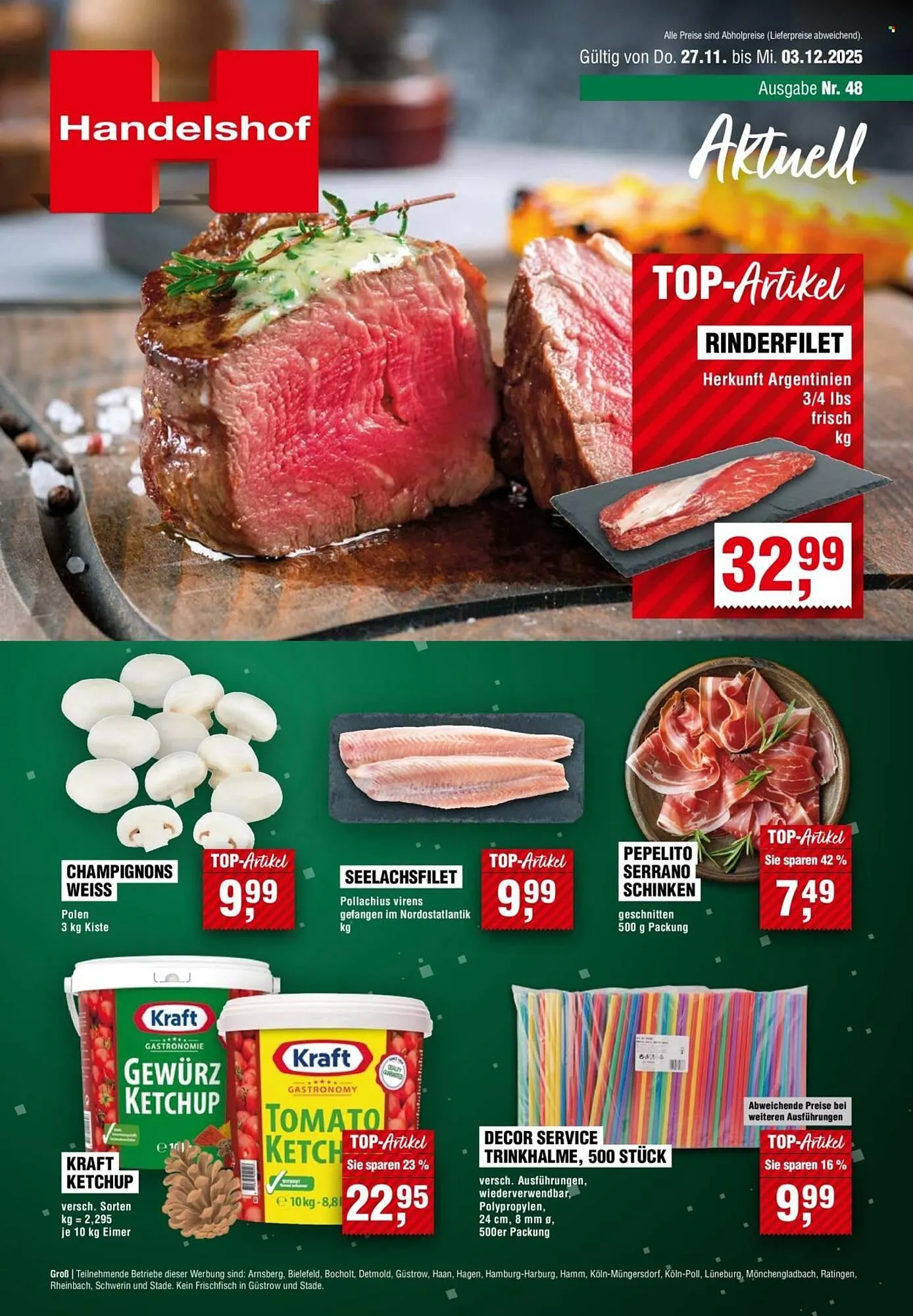 Handelshof Prospekt von 27. November bis 3. Dezember 2025 - Prospekt seite 1