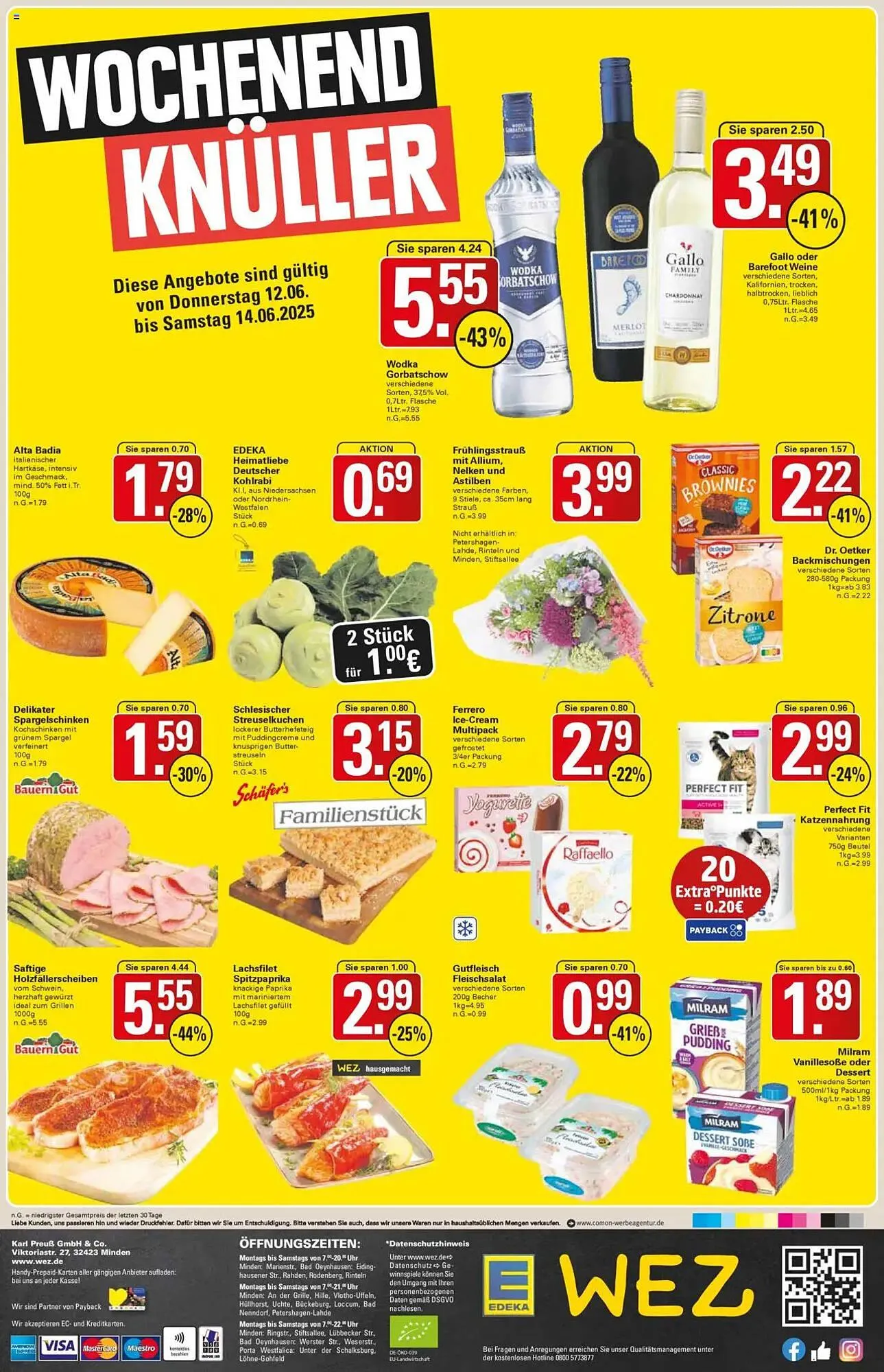 WEZ Prospekt von 10. Juni bis 14. Juni 2025 - Prospekt seite 14