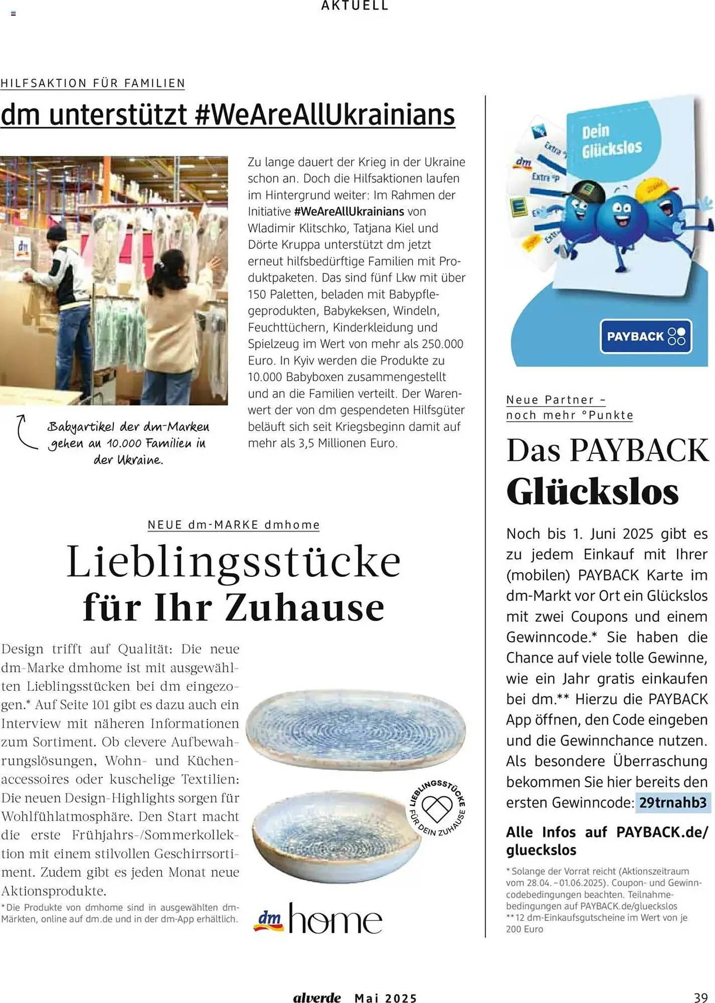 dm drogerie Prospekt von 1. Mai bis 31. Mai 2025 - Prospekt seite 39