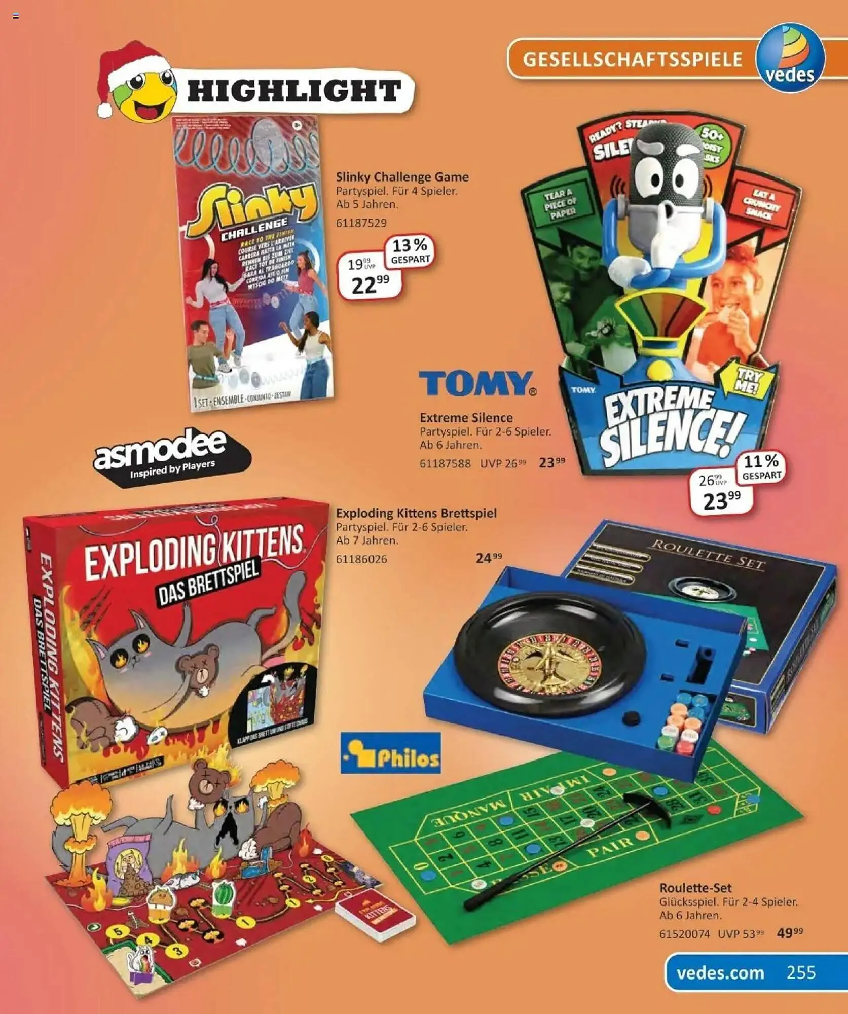 Vedes Prospekt von 29. September bis 6. Januar 2026 - Prospekt seite 255