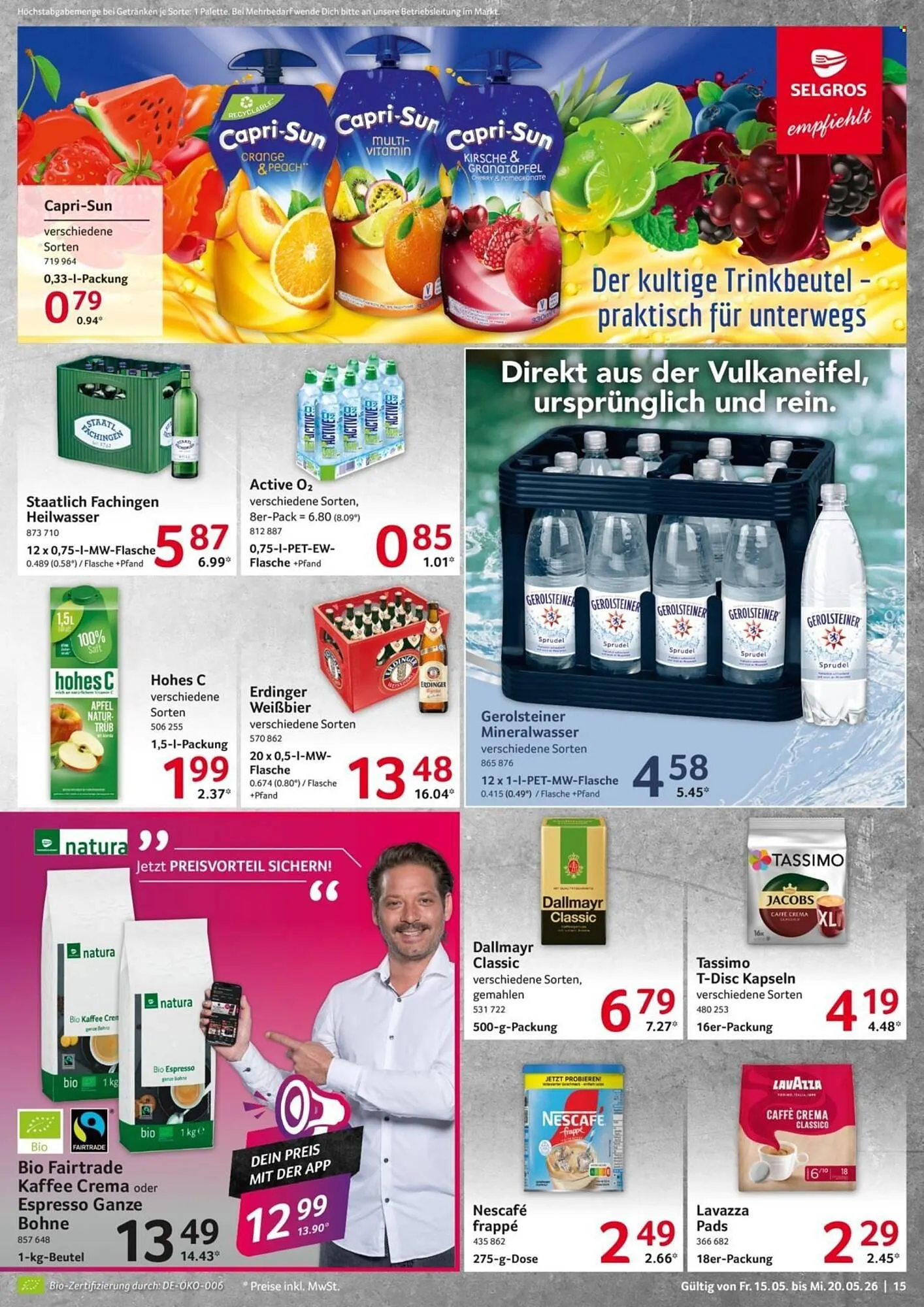 Selgros Prospekt von 15. Mai bis 20. Mai 2026 - Prospekt seite 15