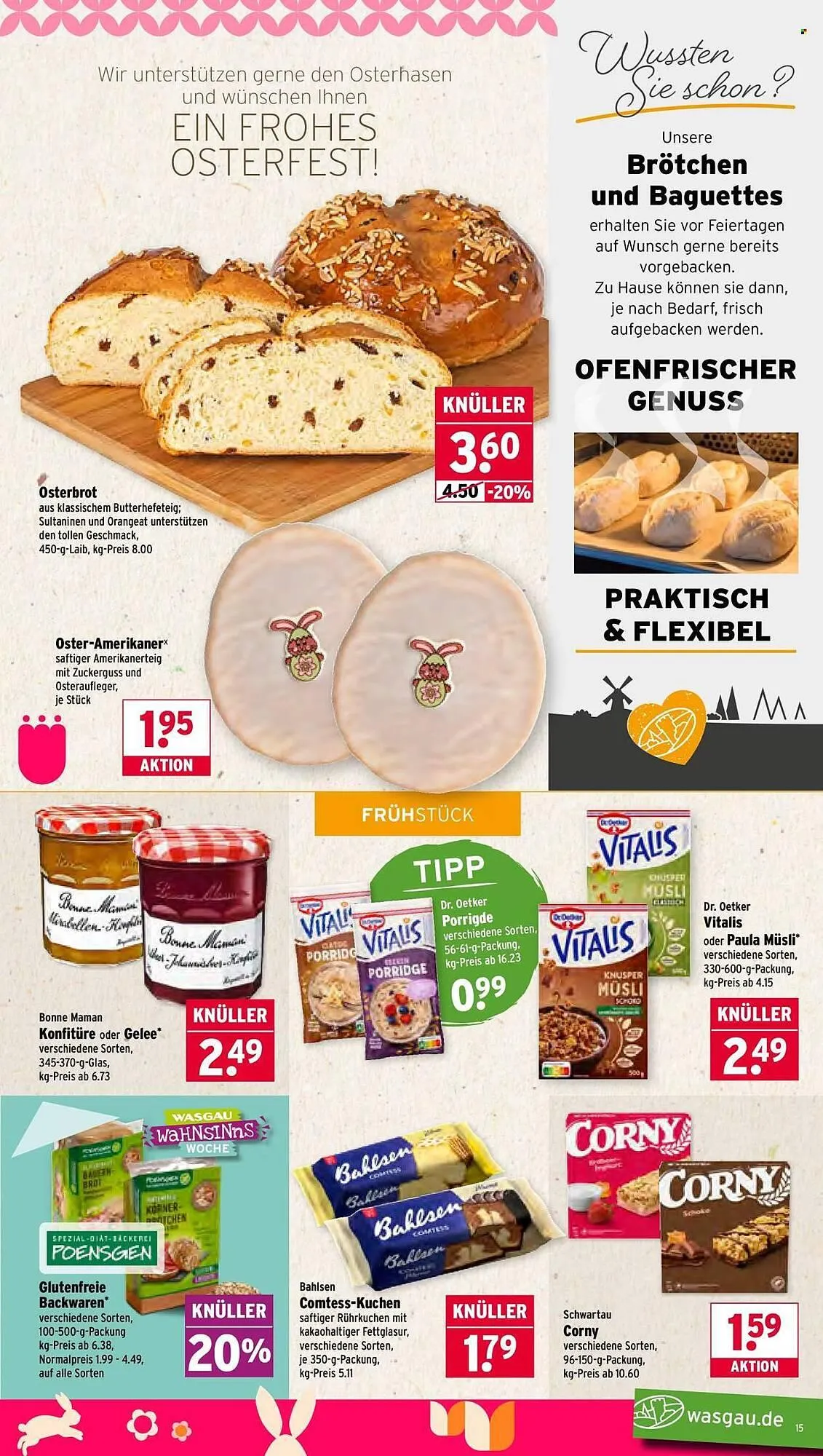 Wasgau Prospekt von 30. März bis 4. April 2026 - Prospekt seite 15