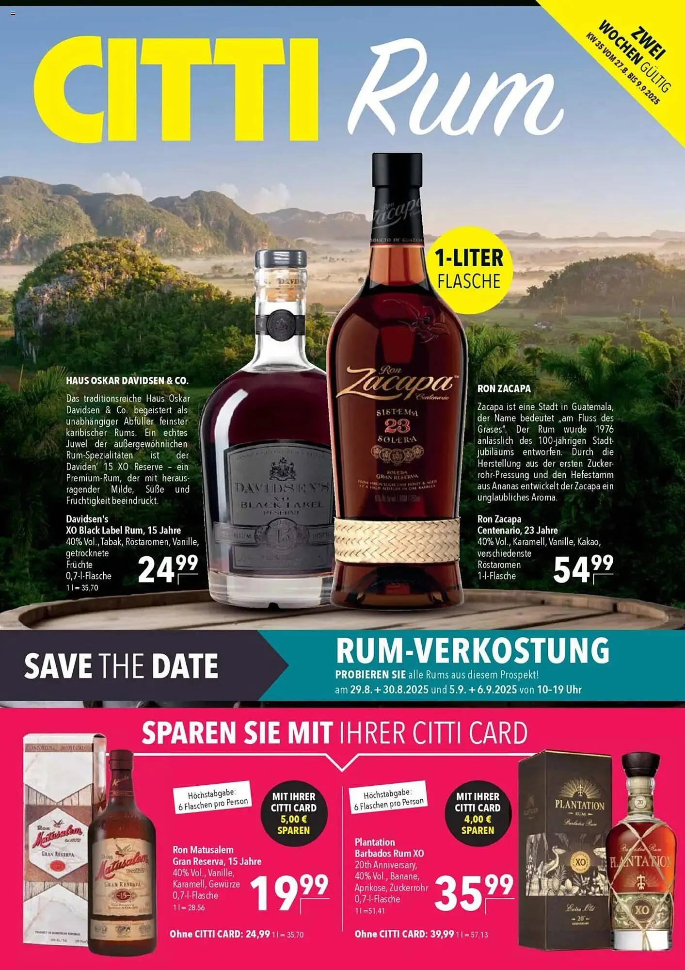 CITTI Markt Prospekt von 27. August bis 9. September 2025 - Prospekt seite 1