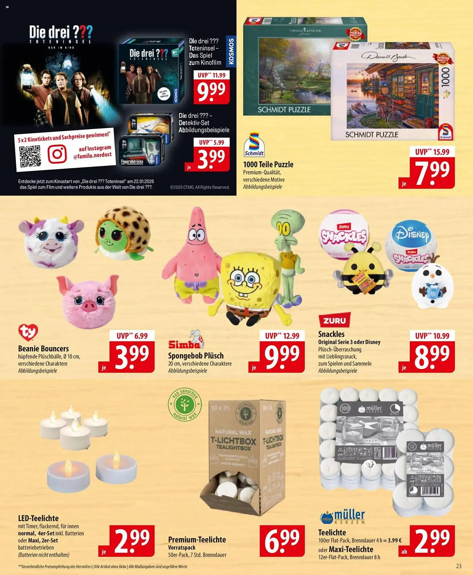 Famila Nord Ost Prospekt von 12. Januar bis 17. Januar 2026 - Prospekt seite 23