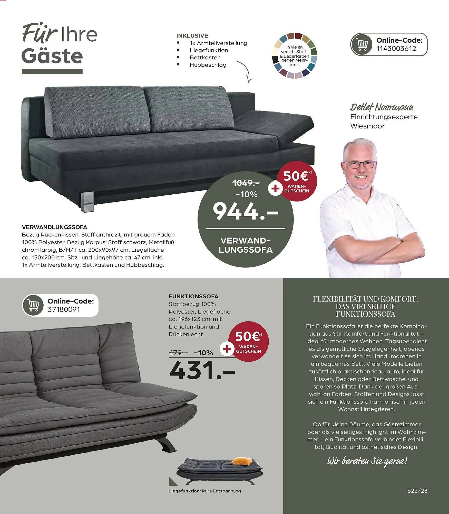 Möbel Buss Prospekt von 27. Februar bis 17. März 2025 - Prospekt seite 23