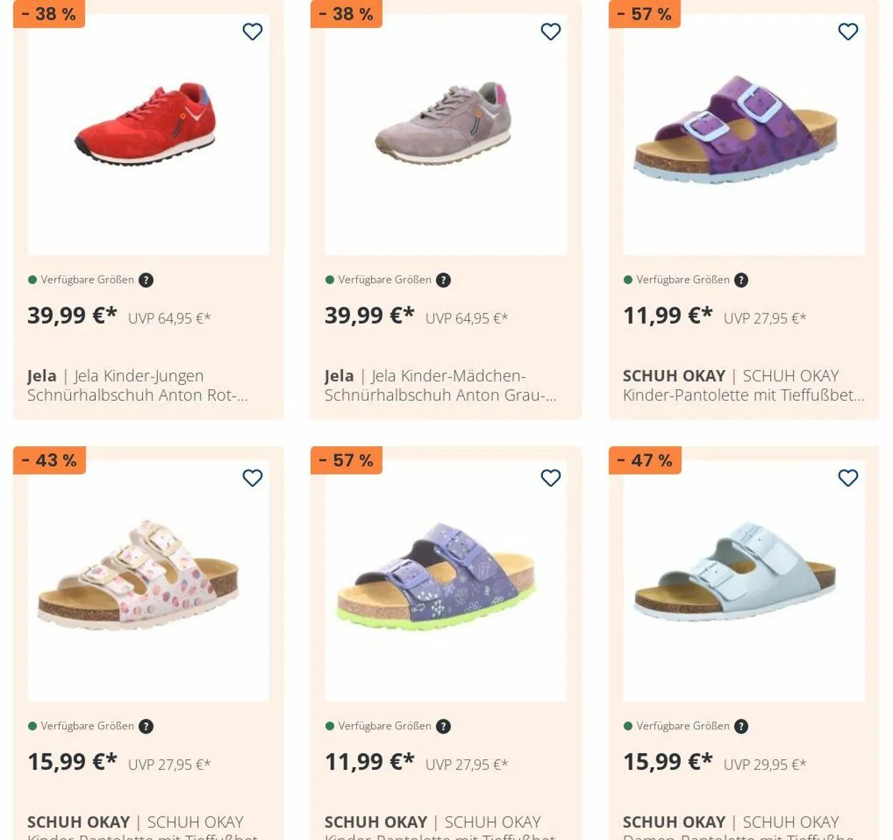 SCHUH OKAY Aktueller Prospekt von 11. August bis 20. August 2025 - Prospekt seite 6