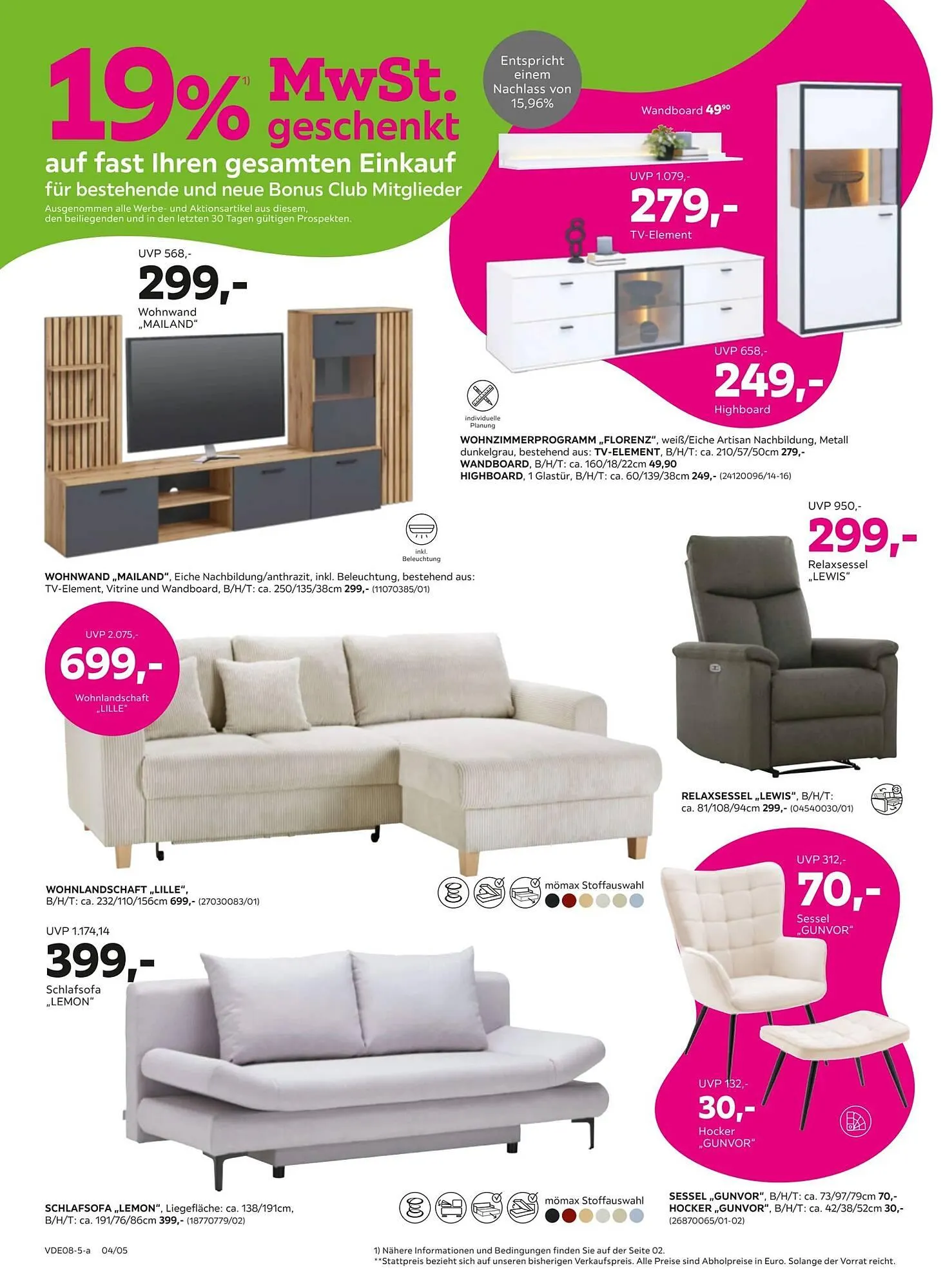 Mömax Prospekt von 28. Juli bis 6. August 2025 - Prospekt seite 4