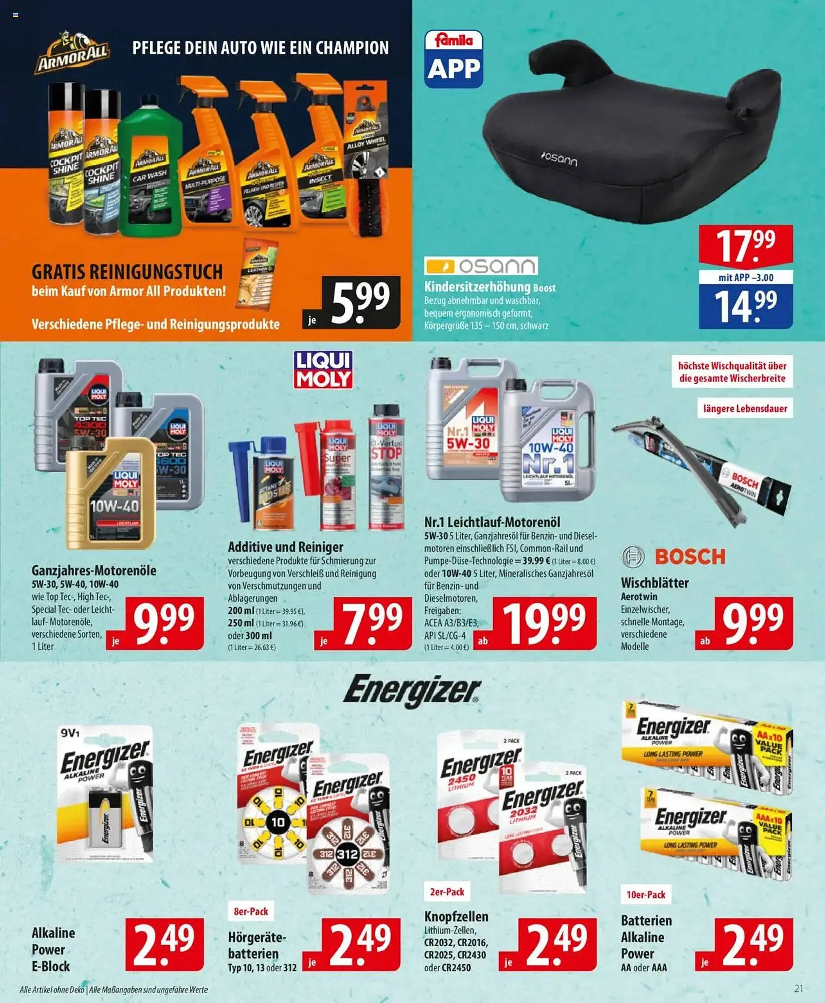 Famila Nord Ost Prospekt von 7. April bis 12. April 2025 - Prospekt seite 21