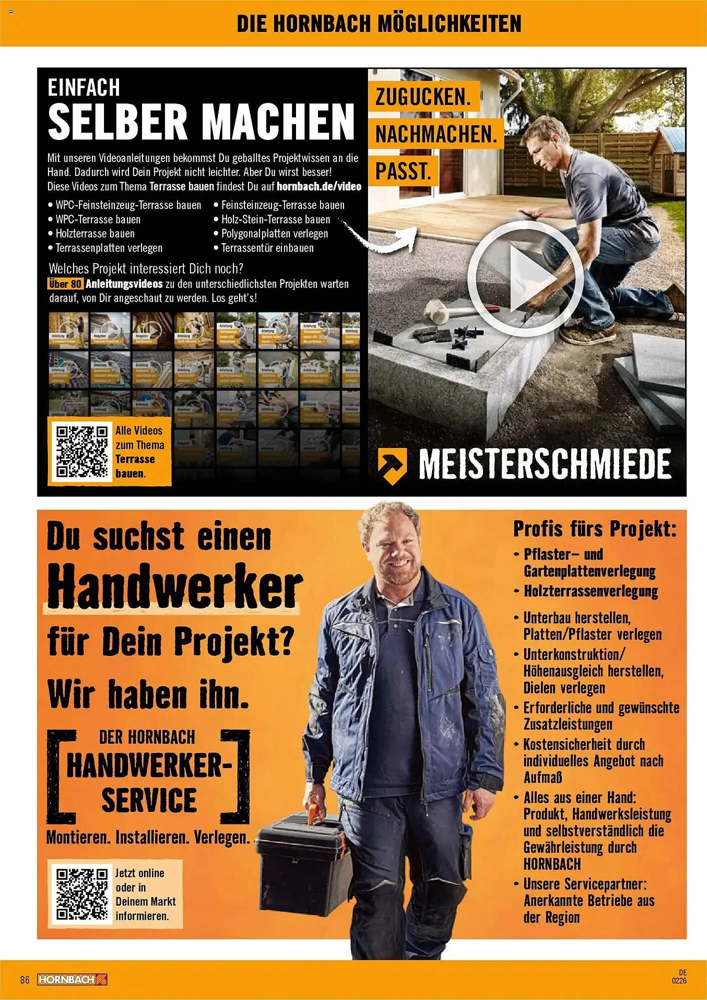 Hornbach Prospekt von 12. Februar bis 31. Dezember 2026 - Prospekt seite 86